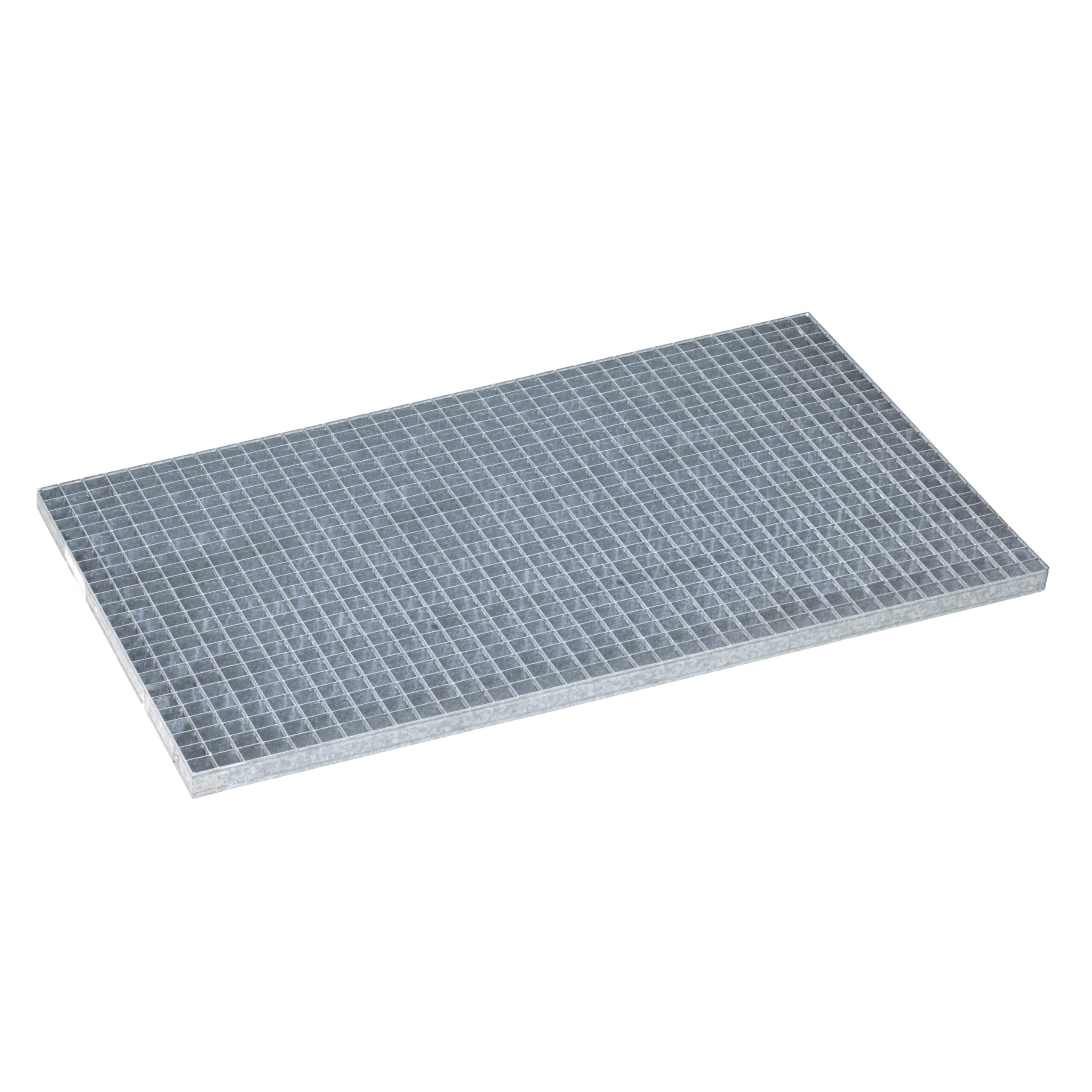 KSX 2000 roostervloer KAR-SB-stelling, 1000x1300 mm, draagvermogen 14,72 kg/m², staal verzinkt