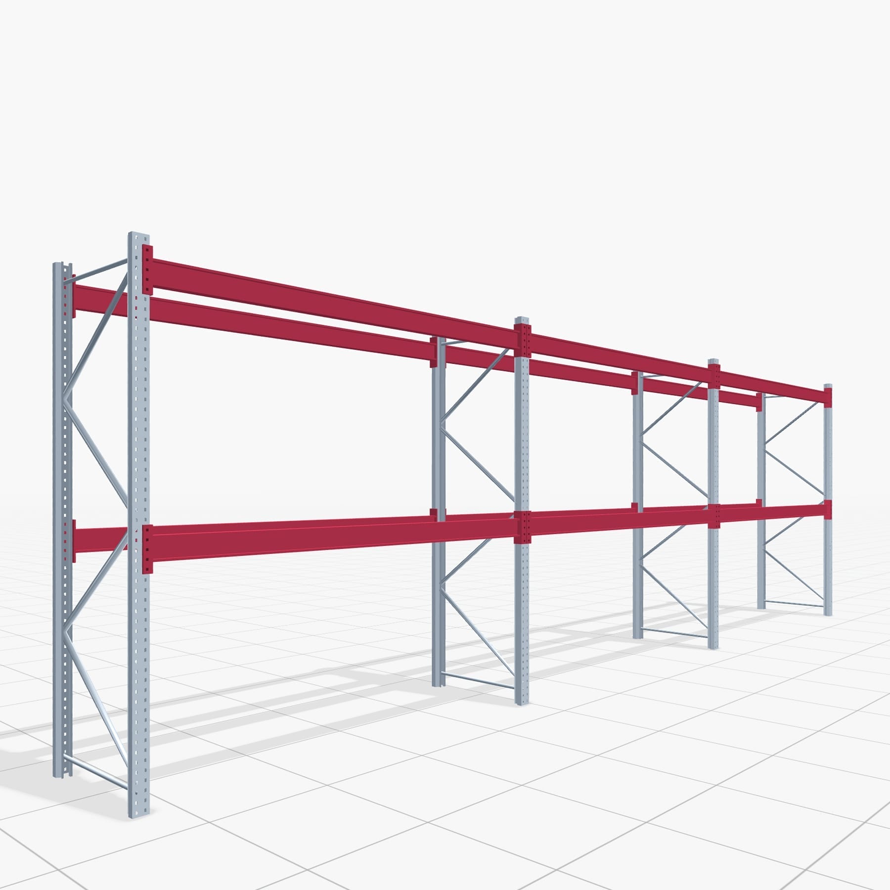Palletstellingen PRX 1000, Europallet, H: 2.600 mm, B: 8.500 mm, palletgewicht: 500 kg, palletplaatsen: 27