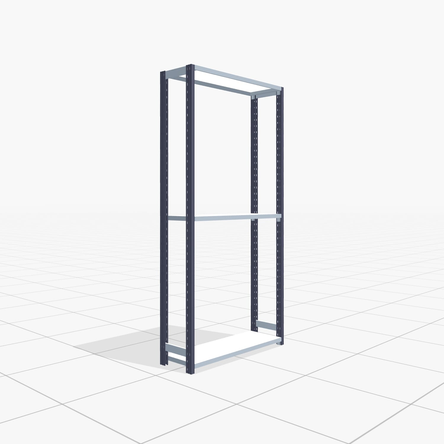 Legbordstellingen FBX 4000, H: 2.000 mm, B: 1.029 mm mm, D: 300 mm, niveaus: 3