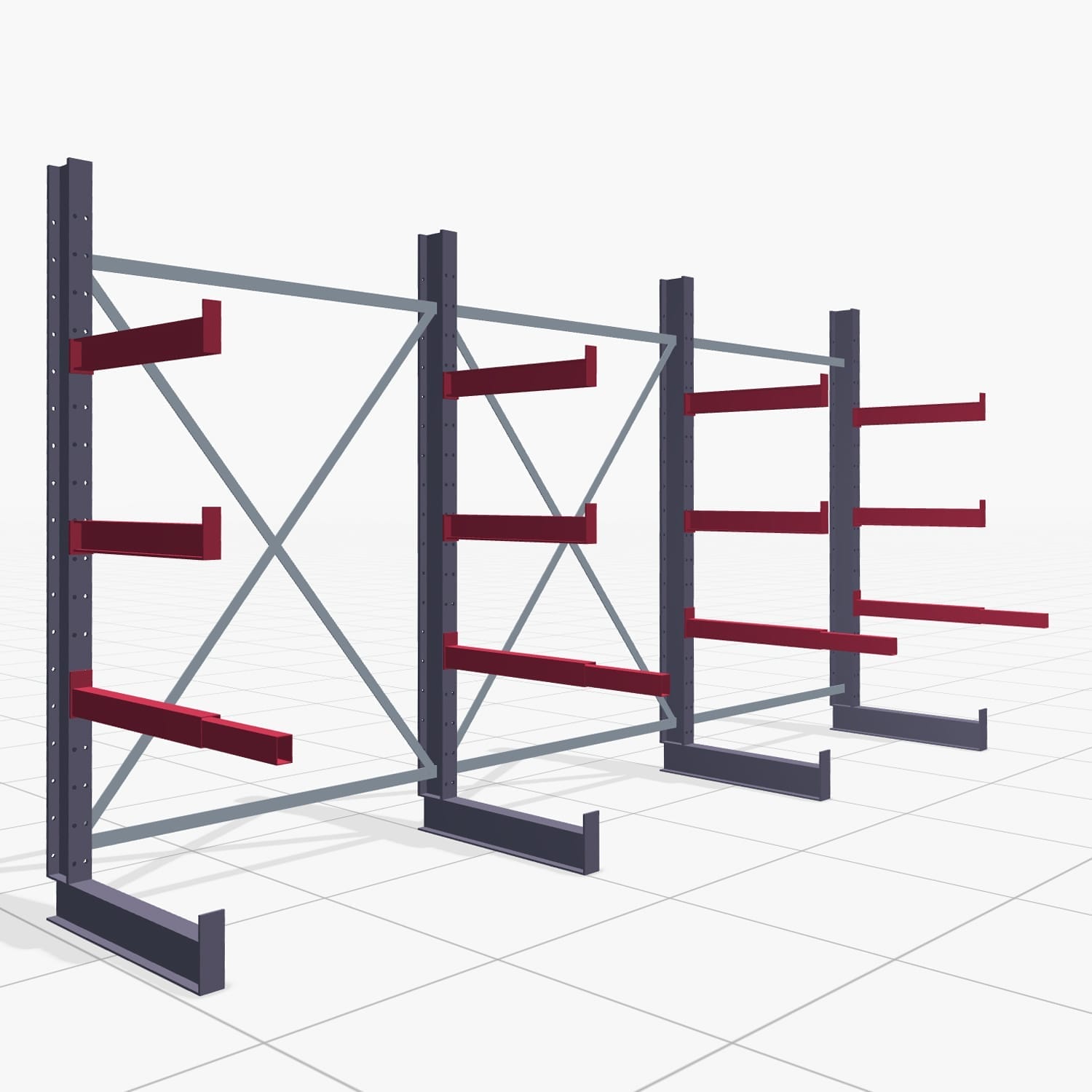 Schrijnwerkersstellingen KHX 3010, eenzijdig gebruik, H: 2.000 mm, B: 3922 mm, 600 mm (750 kg)