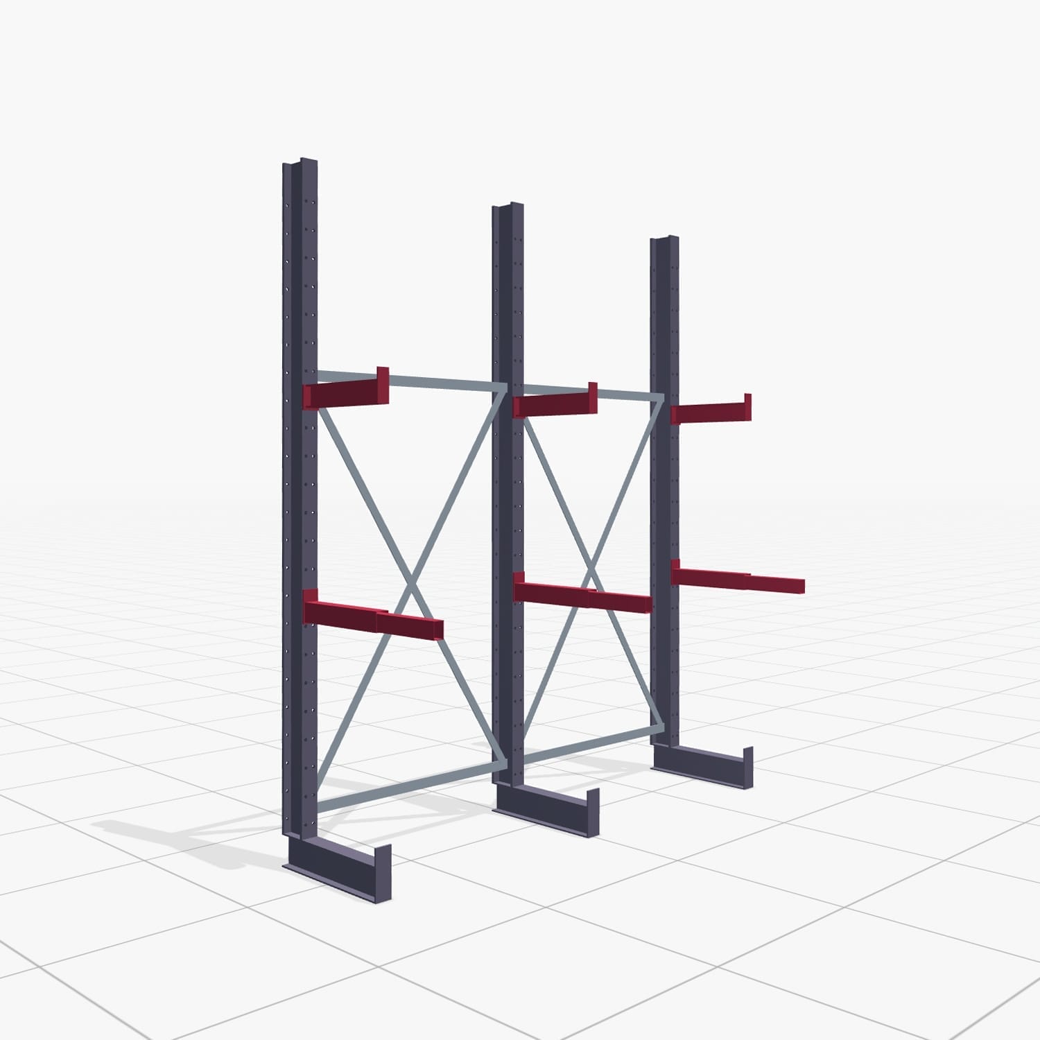 Schrijnwerkersstellingen KHX 3010, eenzijdig gebruik, H: 2.500 mm, B: 2066 mm, 400 mm (1.120 kg)
