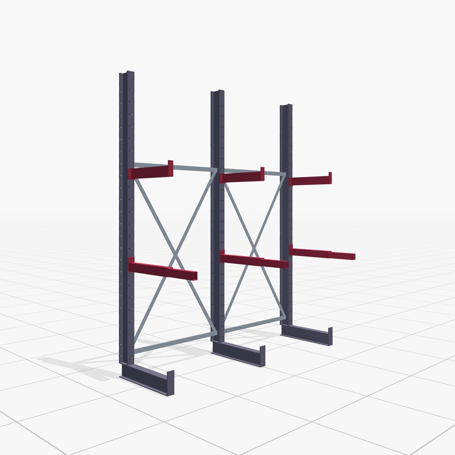 Schrijnwerkersstellingen KHX 3010, eenzijdig gebruik, H: 2.500 mm, B: 2066 mm, 500 mm (900 kg)
