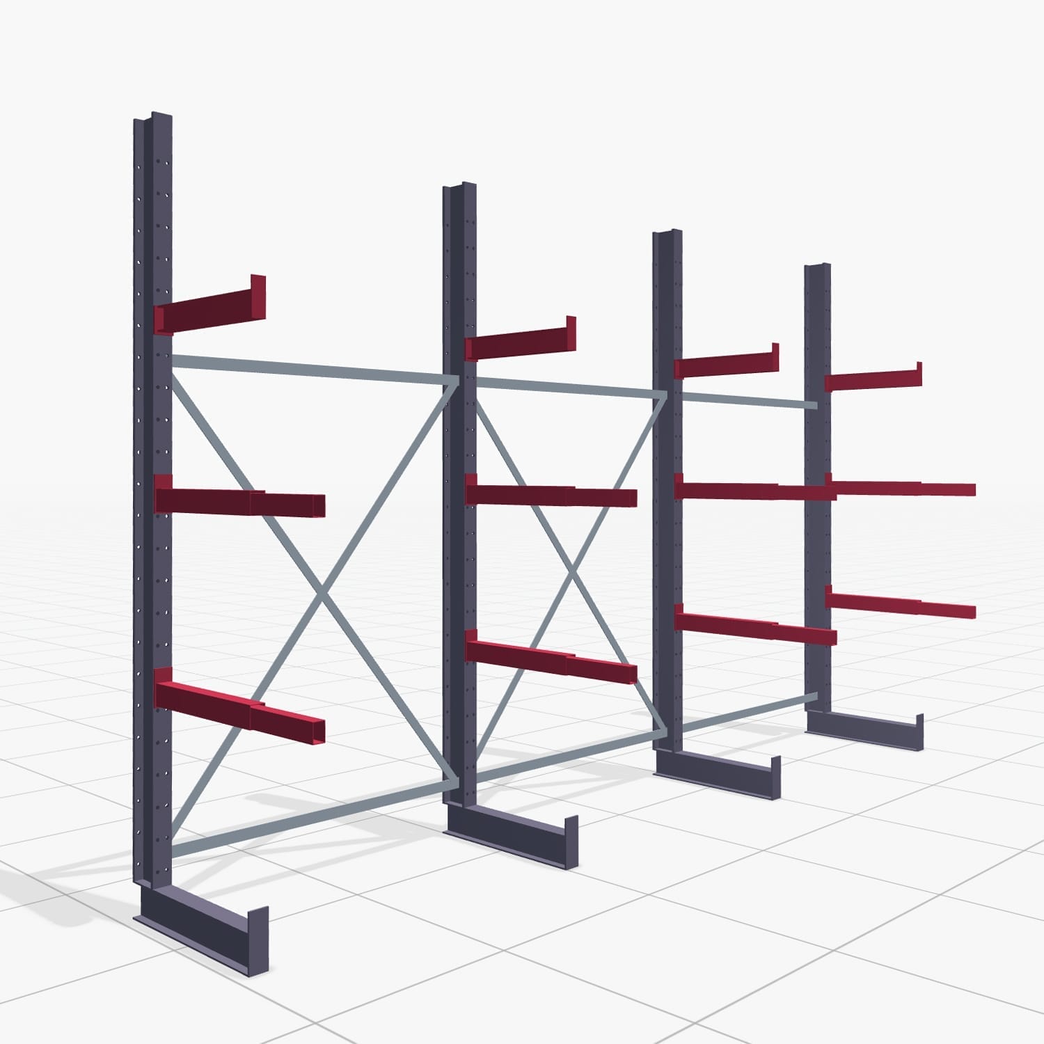 Schrijnwerkersstellingen KHX 3010, eenzijdig gebruik, H: 2.500 mm, B: 3922 mm, 500 mm (900 kg)