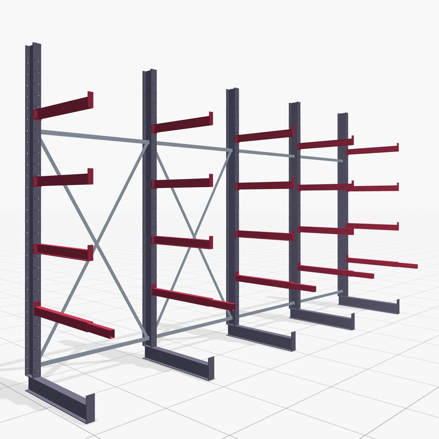 Schrijnwerkersstellingen KHX 3010, eenzijdig gebruik, H: 3.000 mm, B: 5217 mm, 800 mm (560 kg)