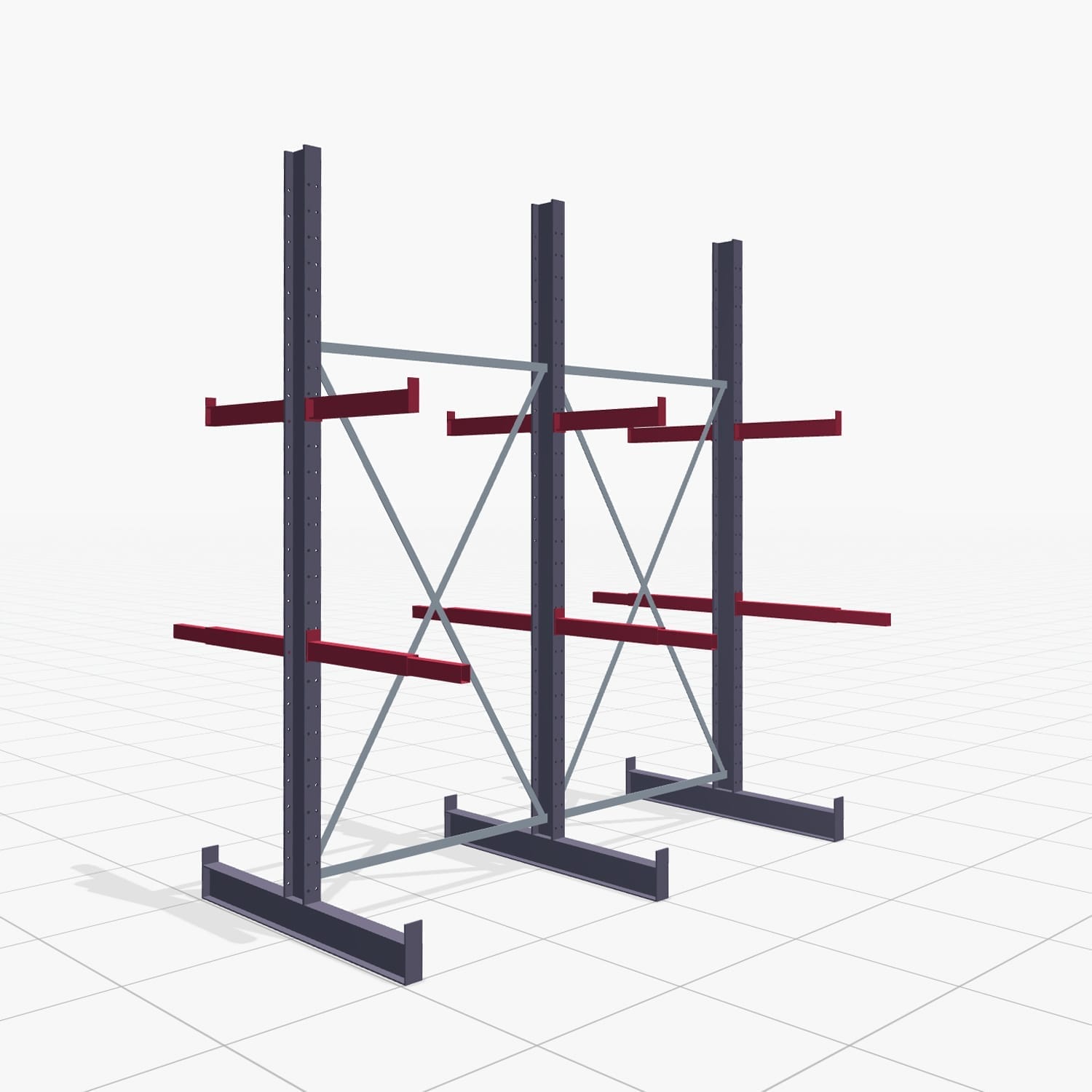 Schrijnwerkersstellingen KHX 3010, tweezijdig gebruik, H: 3.000 mm, B: 2645 mm, 600 mm (750 kg)