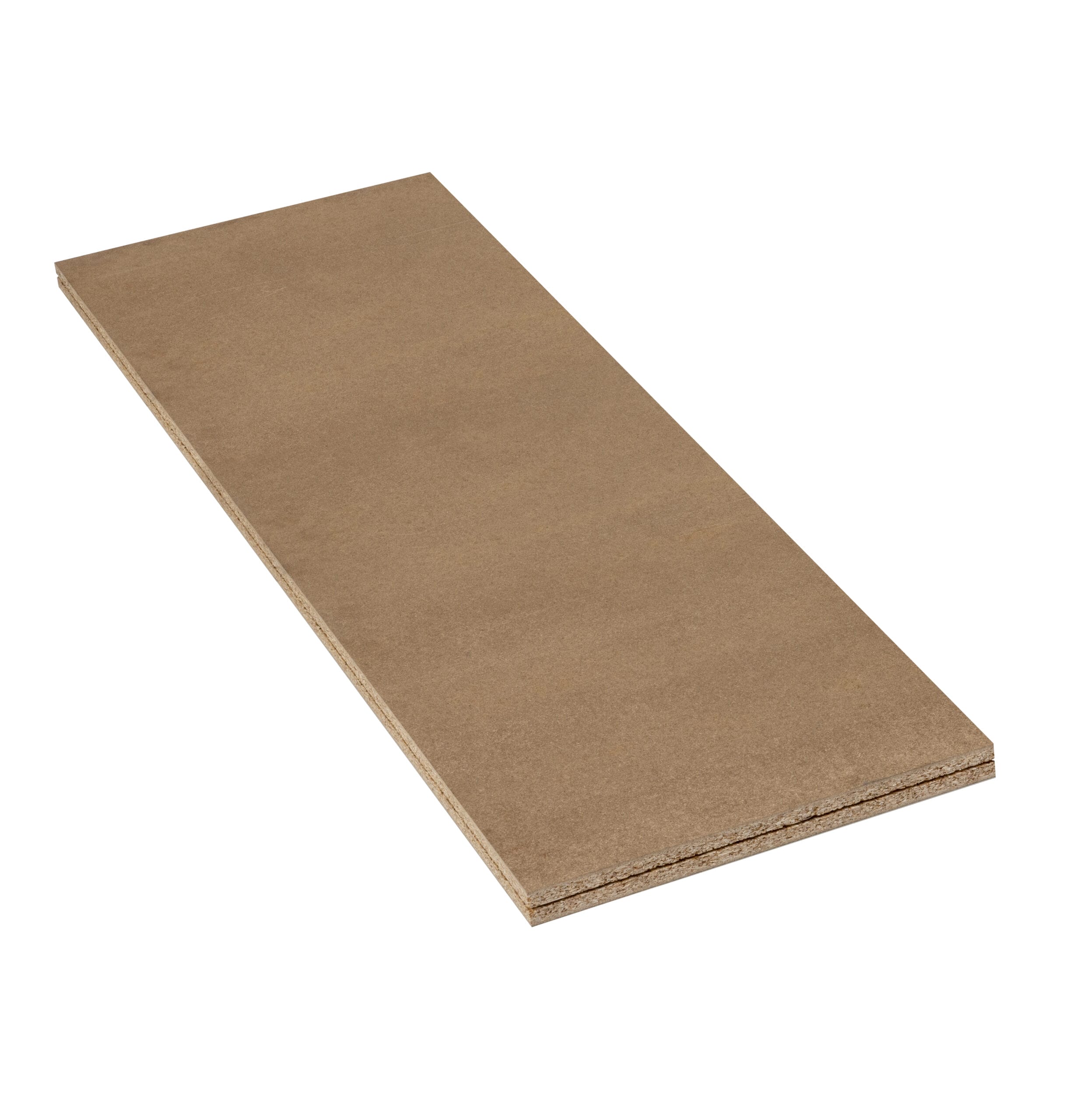 LBX 8000 Plancher en panneaux de particules naturel/blanc 1600 x 510 mm, épaisseur 38 mm, revêtu de résine mélamine blanc