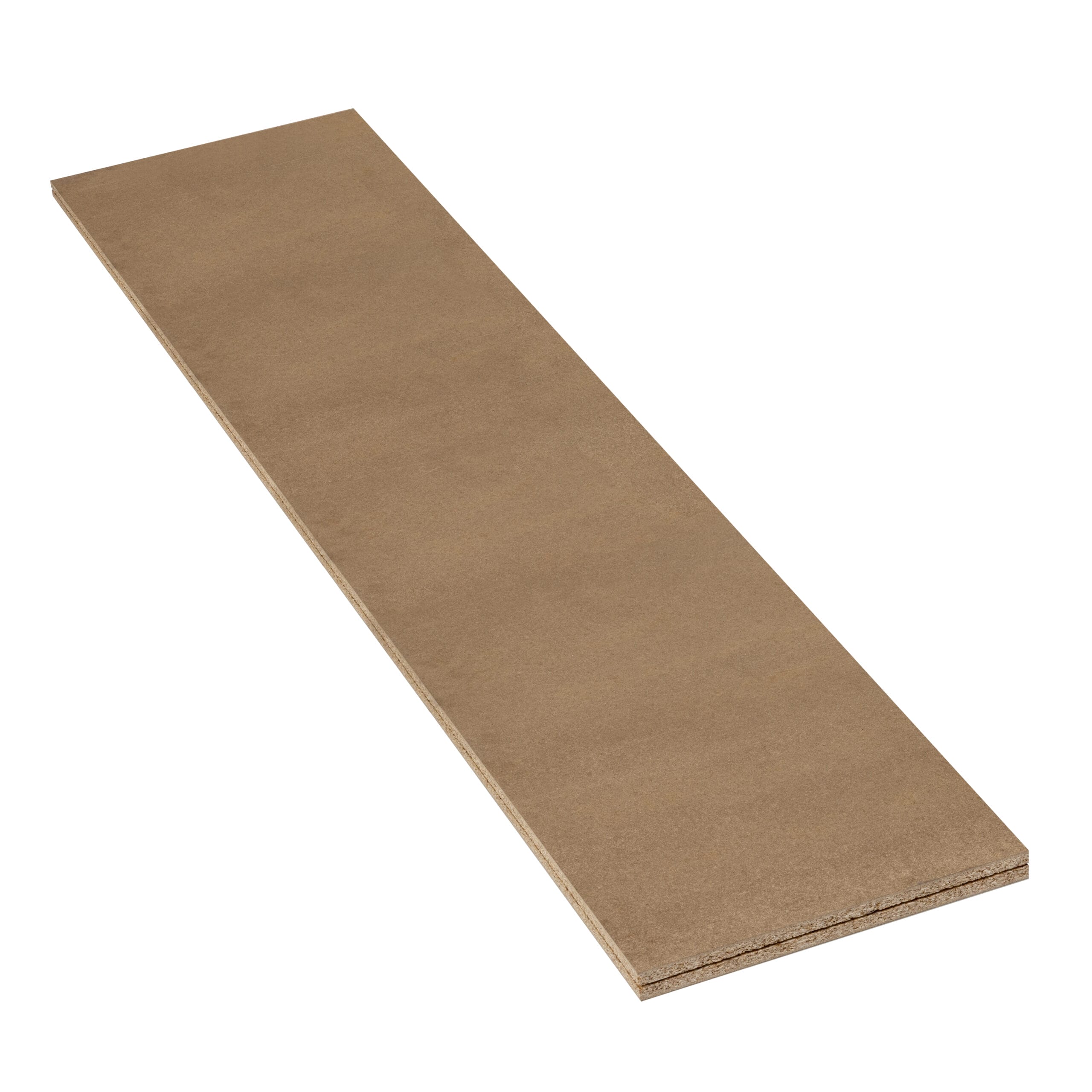 LBX 8000 spaanplaatvloer naturel/wit 2400 x 510 mm, dikte 38 mm, met melaminehars gecoat wit