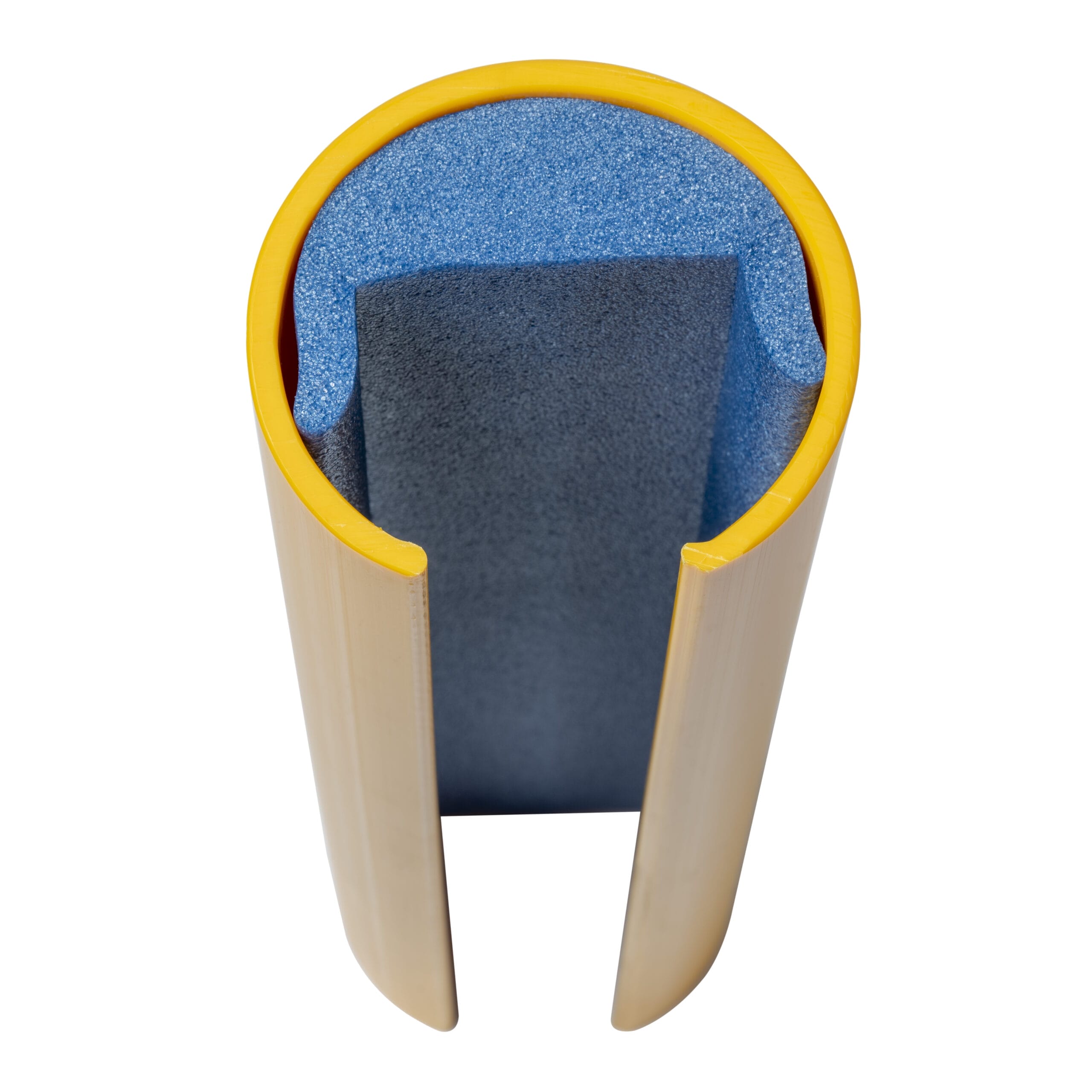 Protection de montant de rayonnage Eco, H:600mm, L 101-110, PEHD, jaune