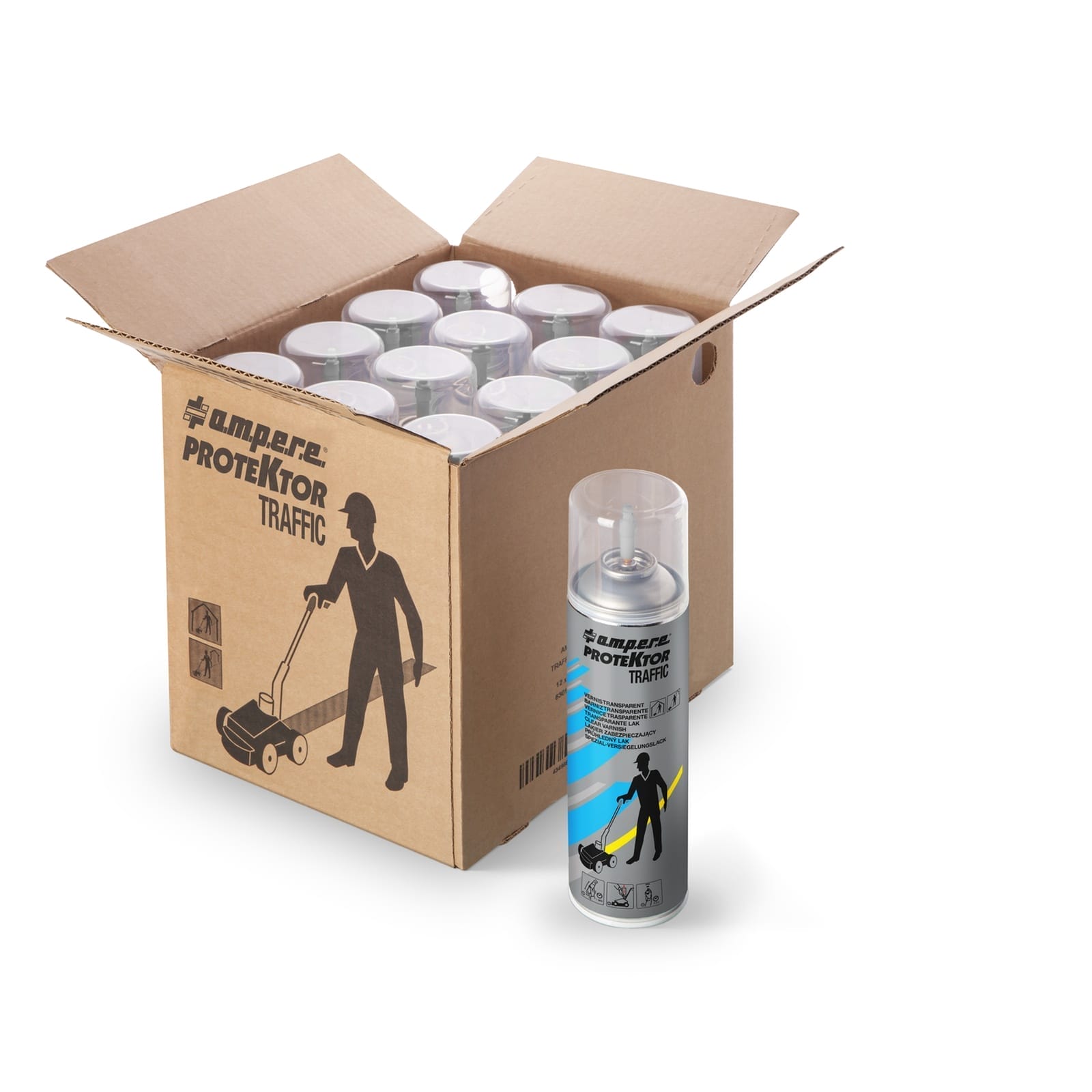 Markeringsverf Traffic Protektor, RMX9010, 500 ml