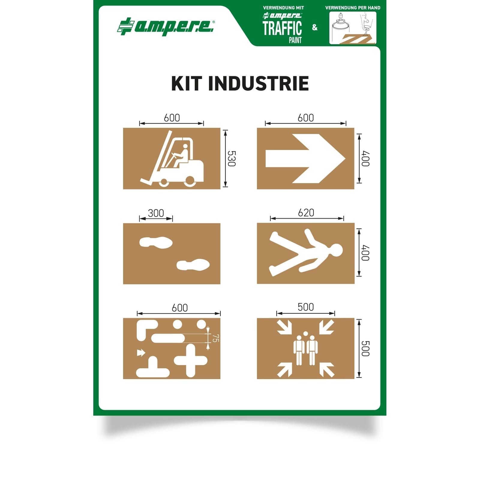 KIT de pochoirs RMX Industrie