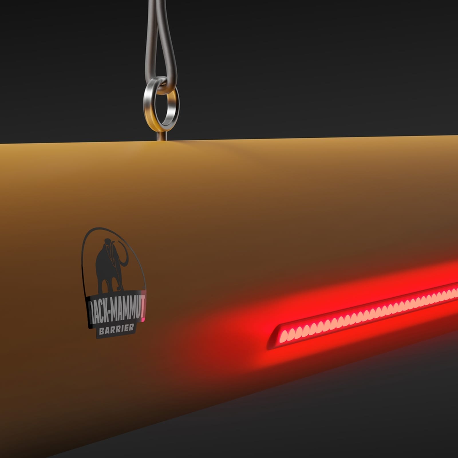 Limiteur de hauteur d'alarme RMX Mammut, longueur 2 m, jaune