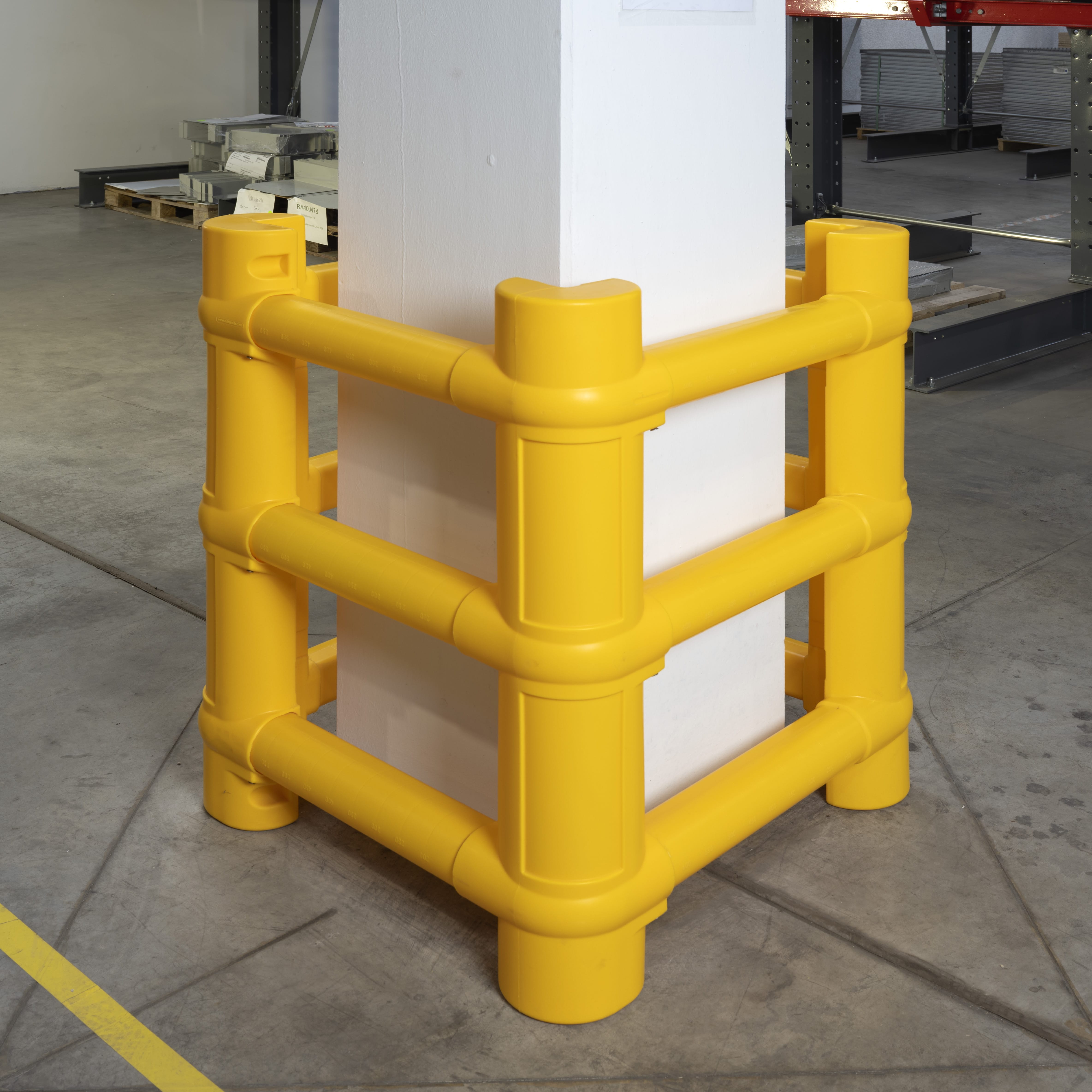 RMX Mammut kolombeschermer, H:1.000, kolom 200-700mm, geel