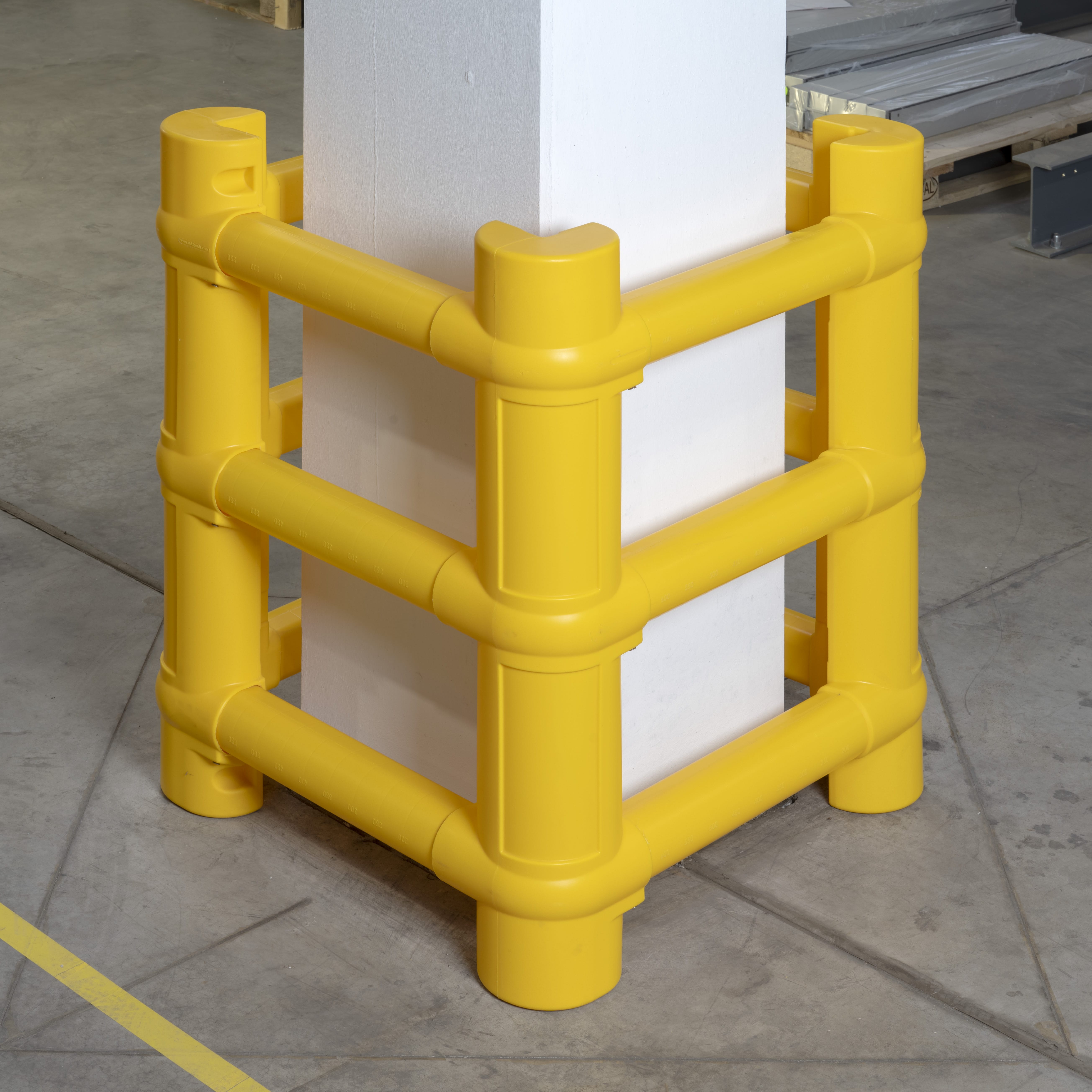 RMX Mammut kolombeschermer, H:1.000, kolom 200-700mm, geel