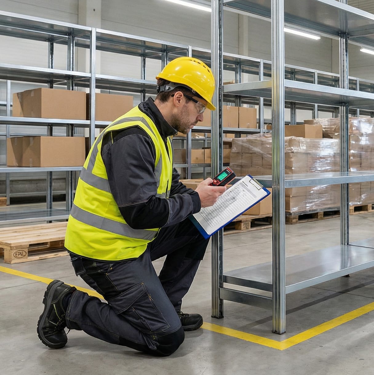 Stellingkeuring legbordstelling