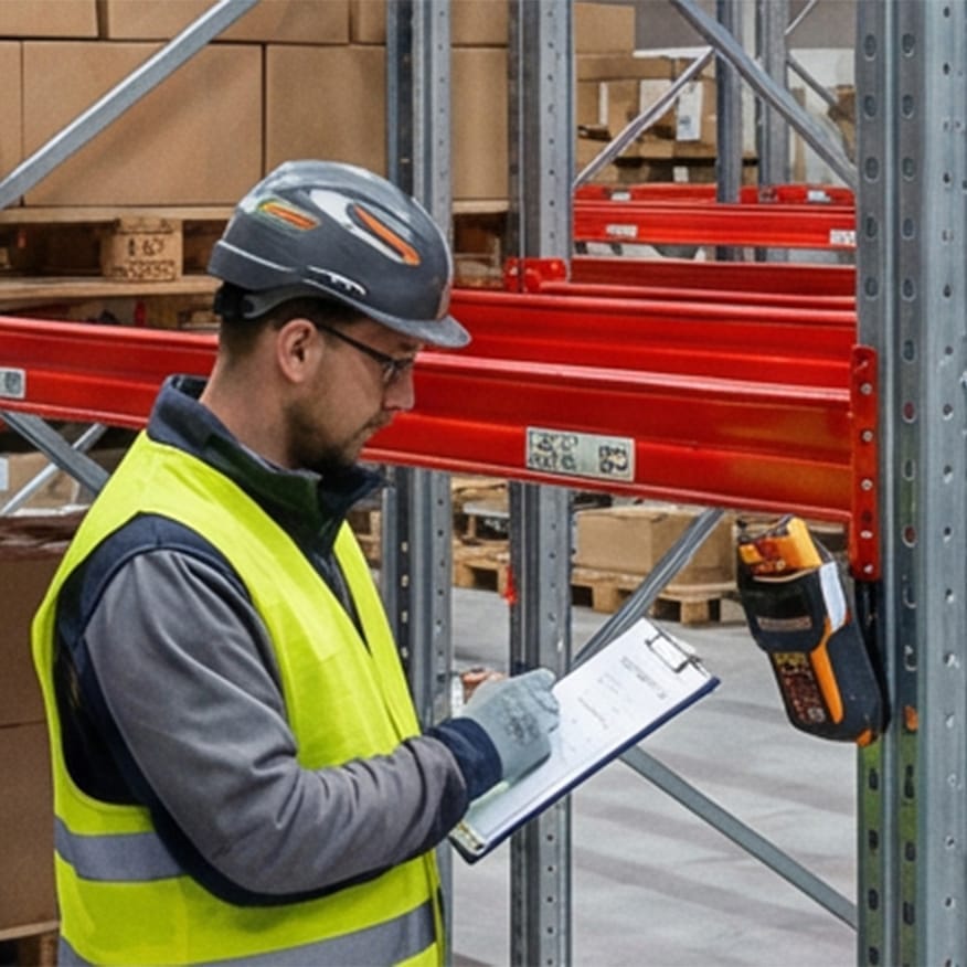 Stellingsinspectie palletstelling