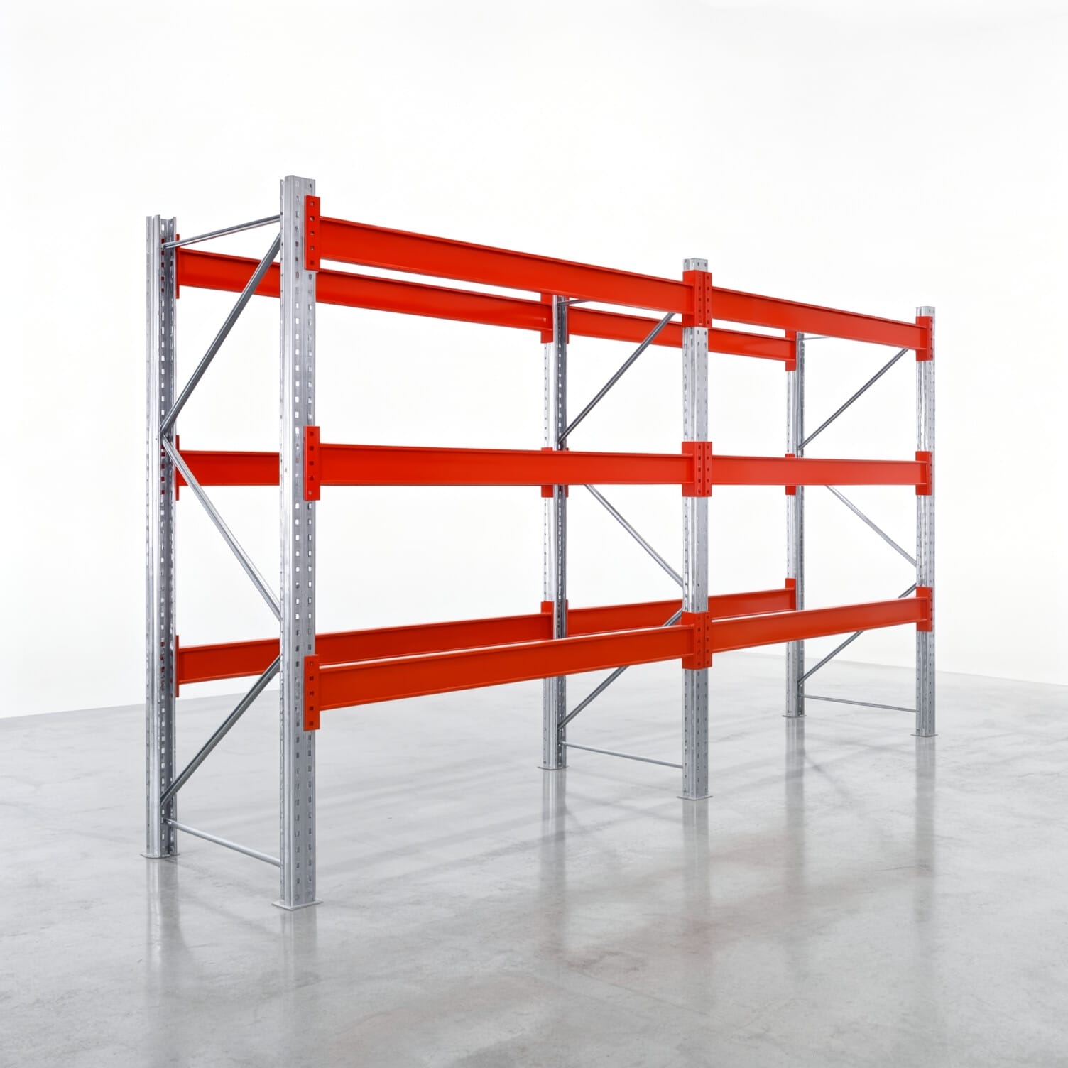 Palletstellingen PRX 1000, Europallet, H: 2.100 mm, B: 3.900 mm, palletgewicht: 500 kg, palletplaatsen: 16