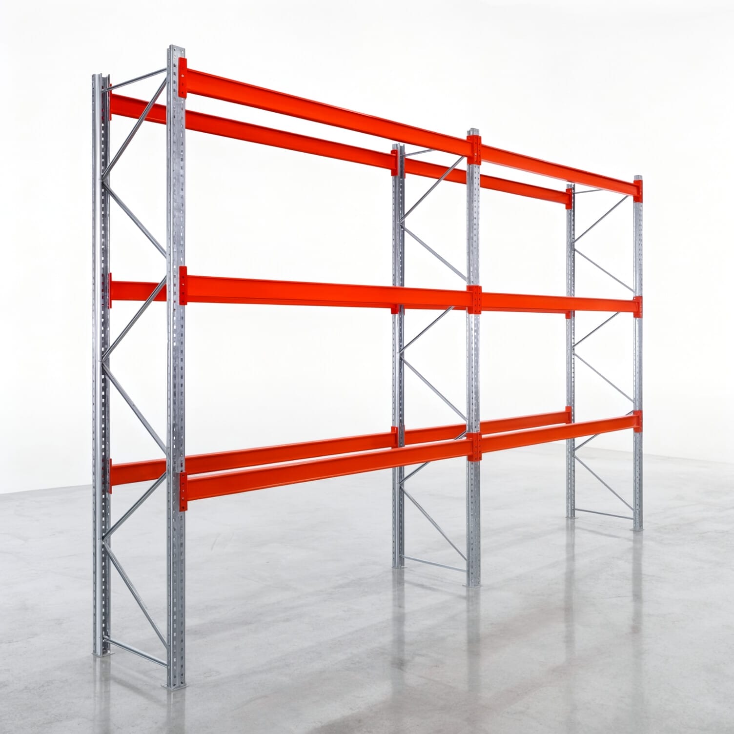 Rayonnages à palettes PRX 1000, Europalette, H : 3.600 mm, L : 5.700 mm, poids de palette : 1.000 kg, emplacements palettes : 24