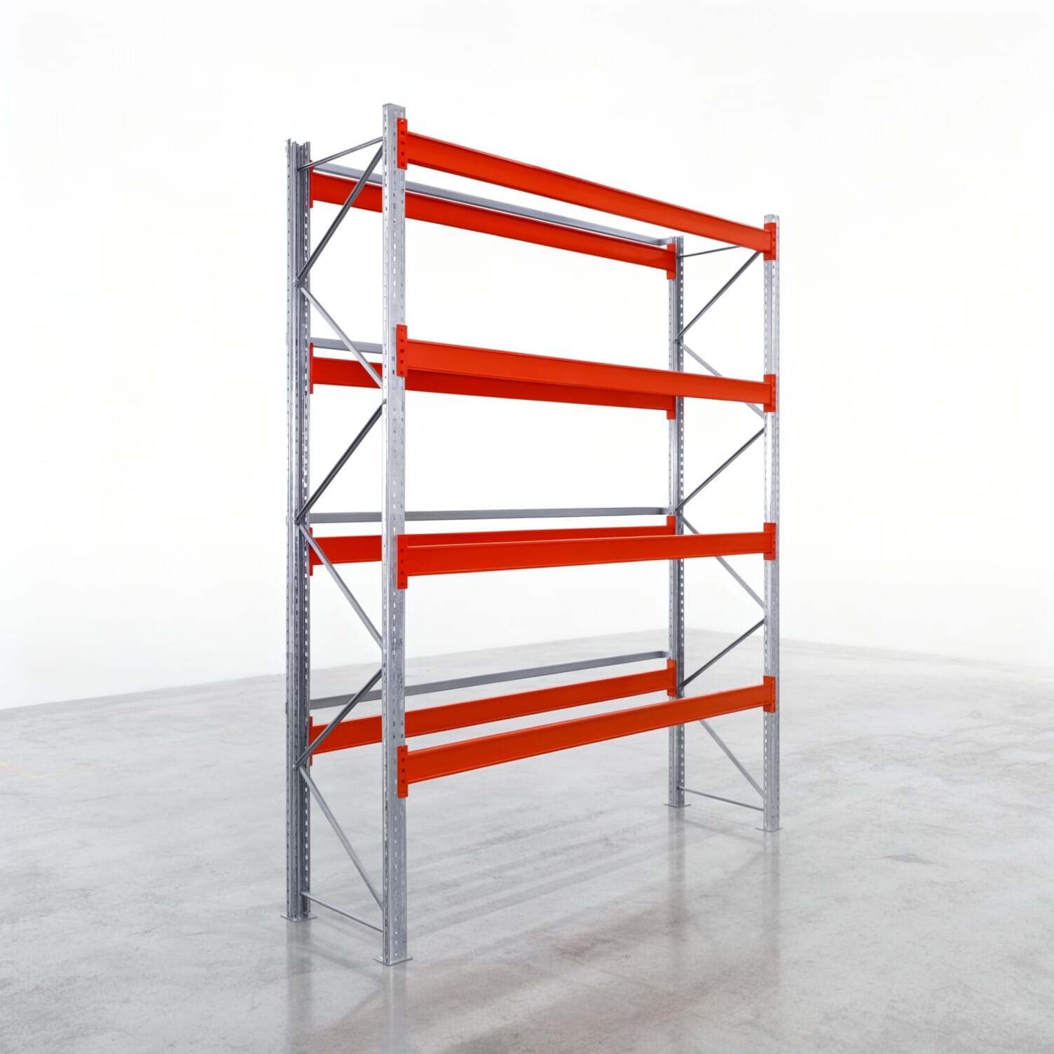 Rayonnages à palettes PRX 1000, Europalette, H : 3.600 mm, L : 2.900 mm, poids de palette : 1.000 kg, emplacements palettes : 15