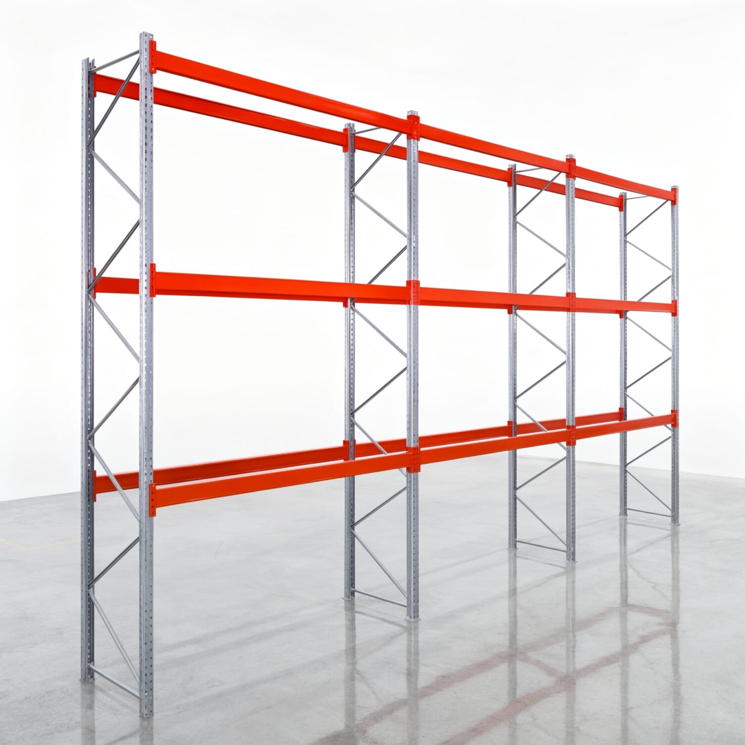 Rayonnages à palettes PRX 1000, Europalette, H : 4.600 mm, L : 8.500 mm, poids de la palette : 1.250 kg, emplacements palettes : 36