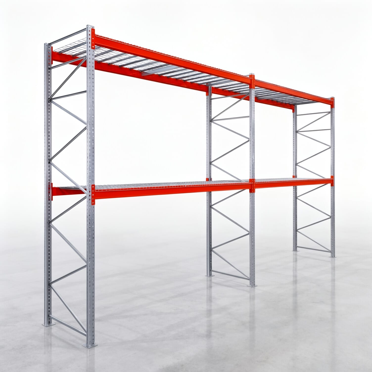 Rayonnages à palettes PRX 1000, Europalette, H : 4.100 mm, L : 7.500 mm, poids de palette : 1.000 kg, emplacements palettes : 24