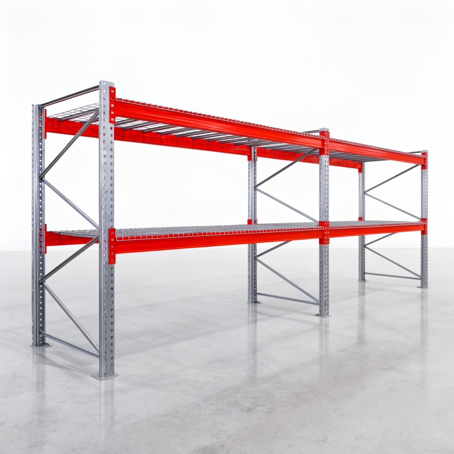 Palletstellingen PRX 1000, Europallet, H: 2.100 mm, B: 5.700 mm, palletgewicht: 500 kg, palletplaatsen: 18