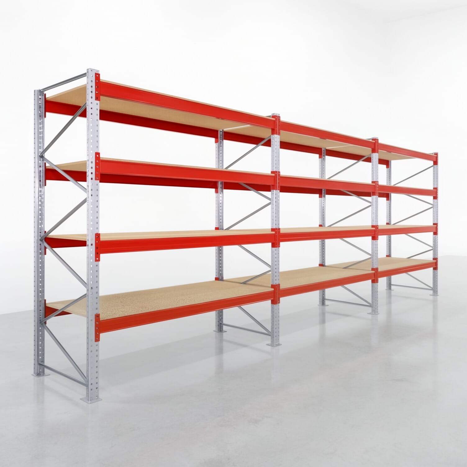 Rayonnages à palettes PRX 1000, Europalette, H : 3.100 mm, L : 8.500 mm, poids de palette : 1.000 kg, emplacements palettes : 45