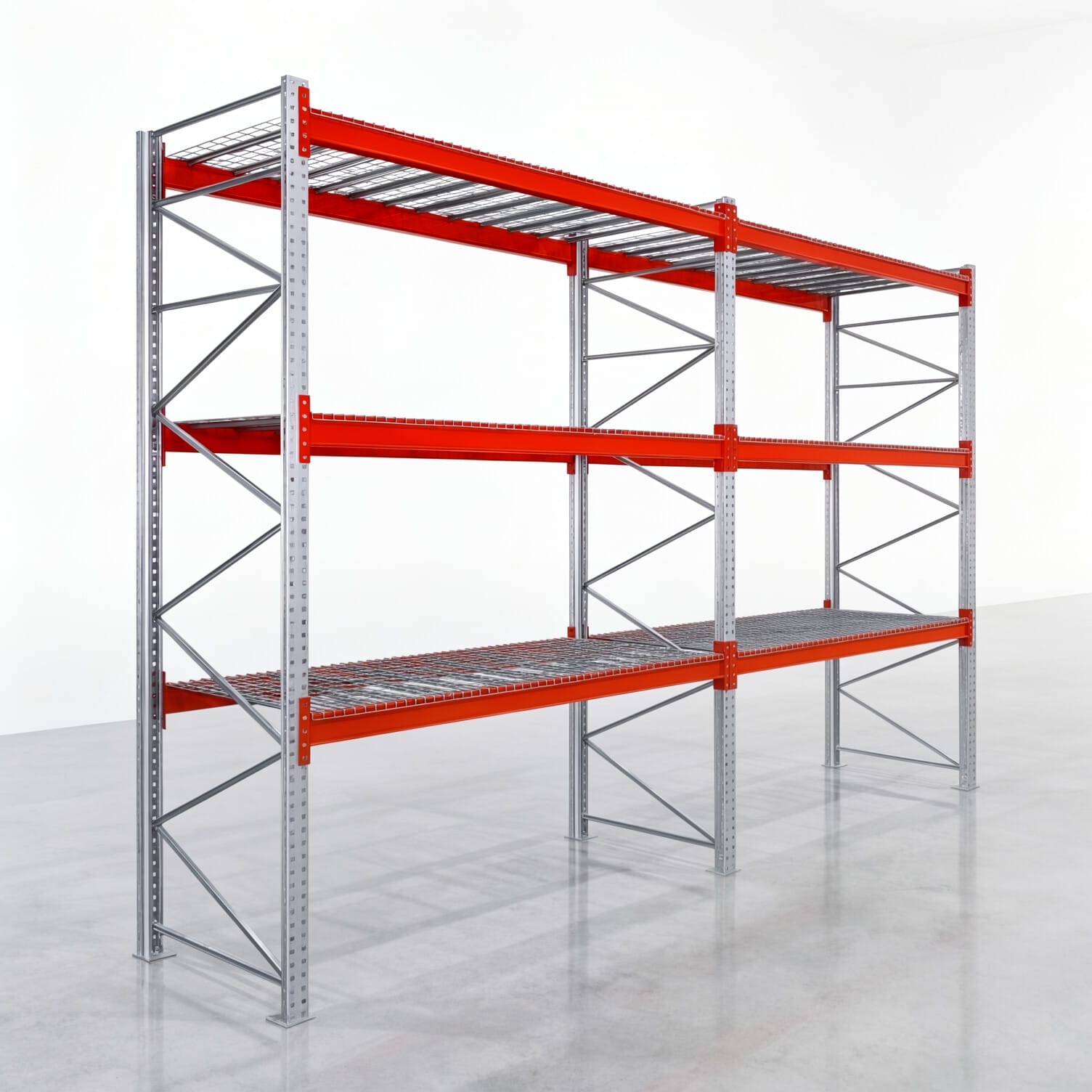 Rayonnages à palettes PRX 1000, europalette, H : 3.600 mm, l : 5.700 mm, poids de palette : 500 kg, emplacements palettes : 24