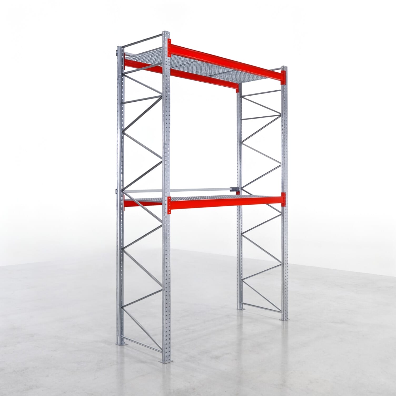 Rayonnages à palettes PRX 1000, Europalette, H : 4.600 mm, L : 2.900 mm, poids de palette : 500 kg, emplacements palettes : 9