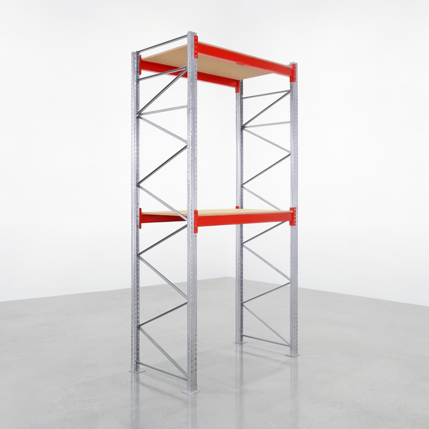 Rayonnages à palettes PRX 1000, palette Europe, H : 4.100 mm, L : 2.000 mm, poids de palette : 1.000 kg, emplacements de palettes : 6