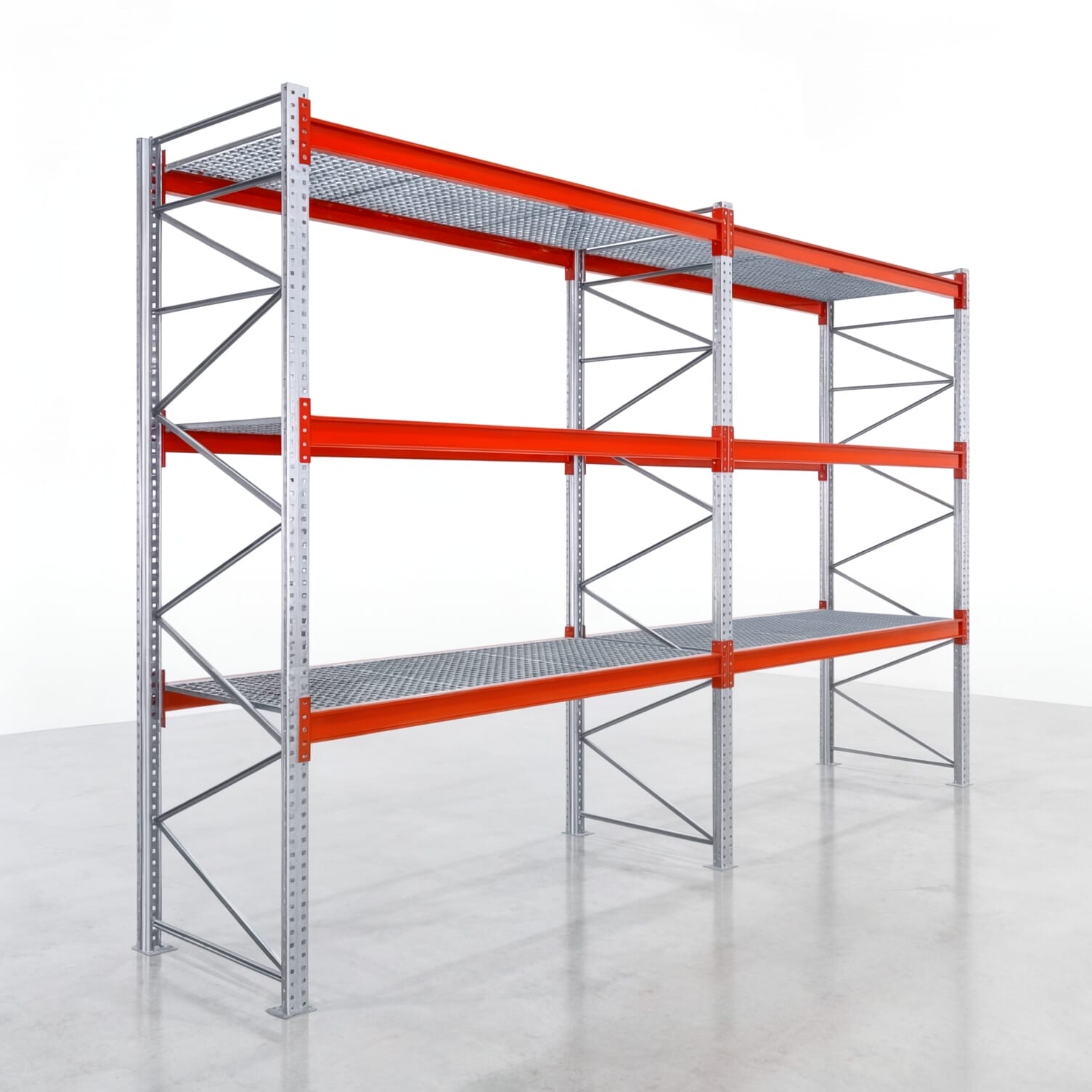 Rayonnages à palettes PRX 1000, Europalette, H : 3.600 mm, l : 5.700 mm, poids de palette : 750 kg, emplacements palettes : 24