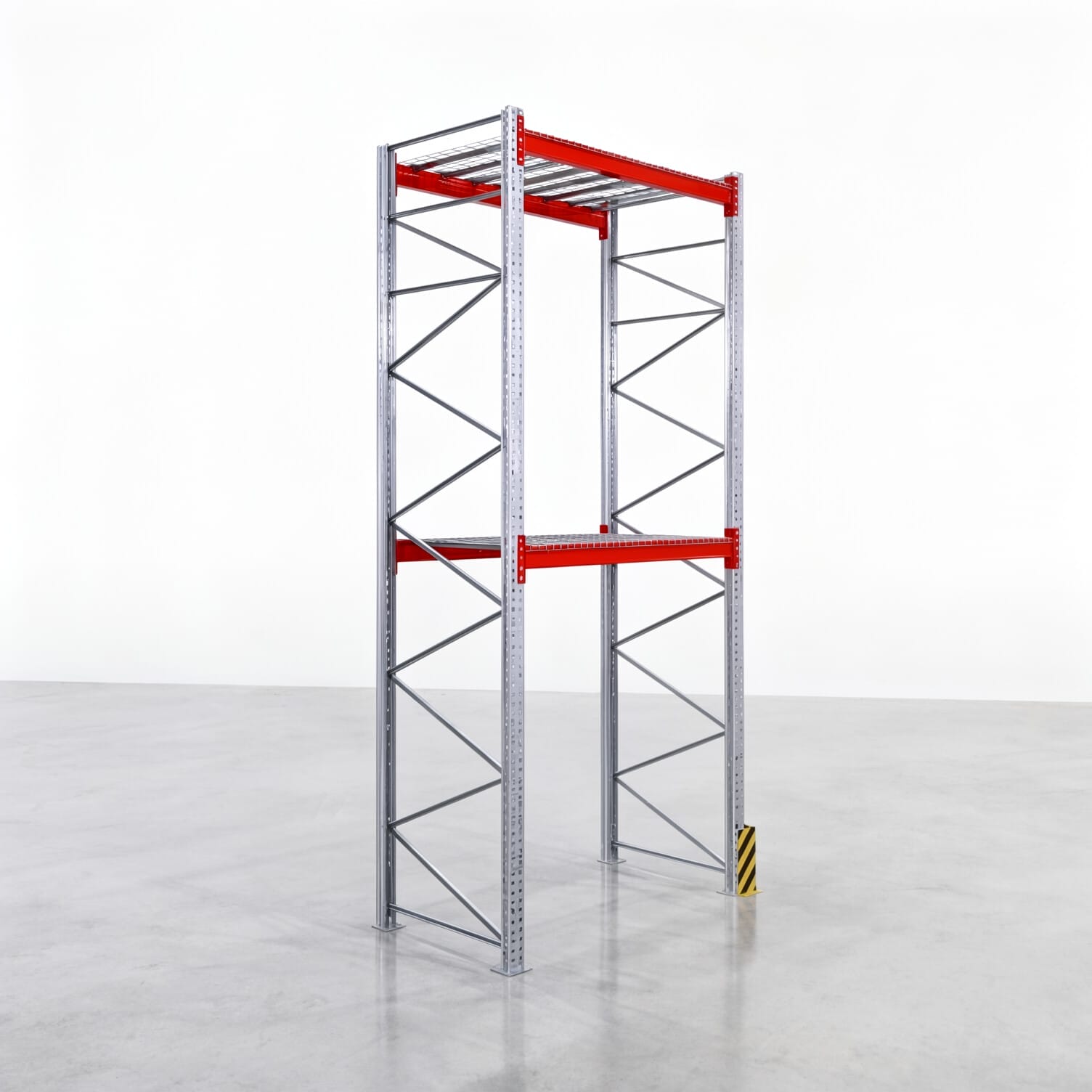 Rayonnages à palettes PRX 1000, europalette, H : 4.600 mm, L : 2.000 mm, poids de palette : 750 kg, emplacements palettes : 6