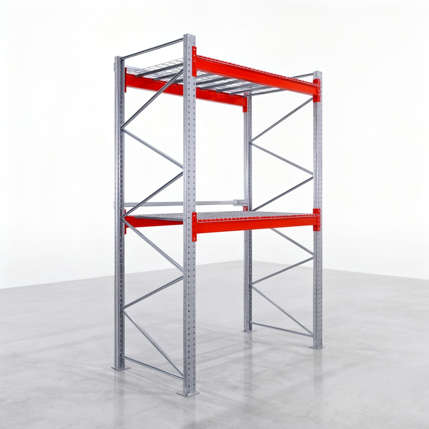 Rayonnages à palettes PRX 1000, Europalette, H : 3.100 mm, L : 2.000 mm, poids de palette : 500 kg, emplacements palettes : 6