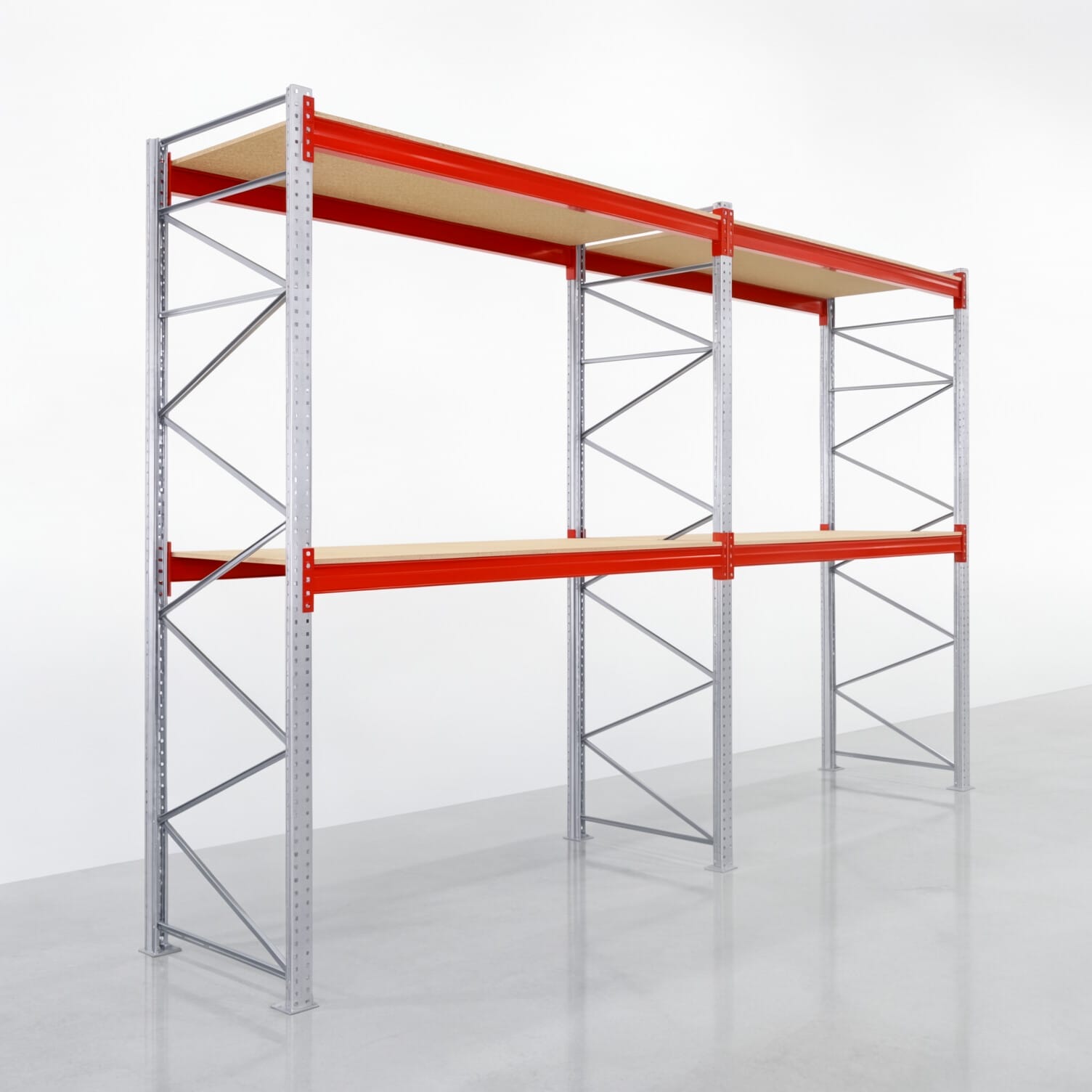 Rayonnages à palettes PRX 1000, europalette, H : 3.600 mm, l : 5.700 mm, poids de palette : 1.250 kg, emplacements palettes : 18