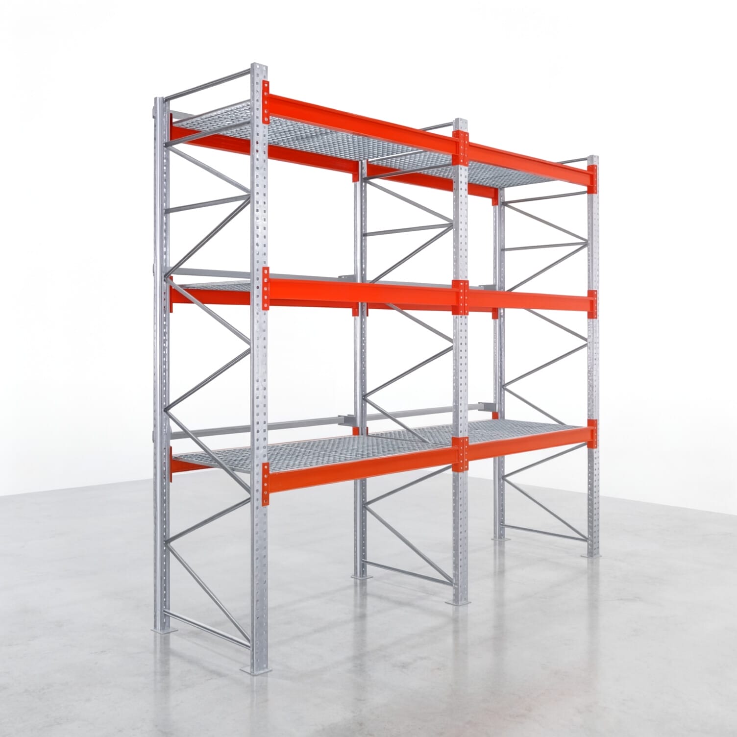 Rayonnages à palettes PRX 1000, Europalette, H : 3.600 mm, L : 3.900 mm, poids de palette : 1.000 kg, emplacements palettes : 16