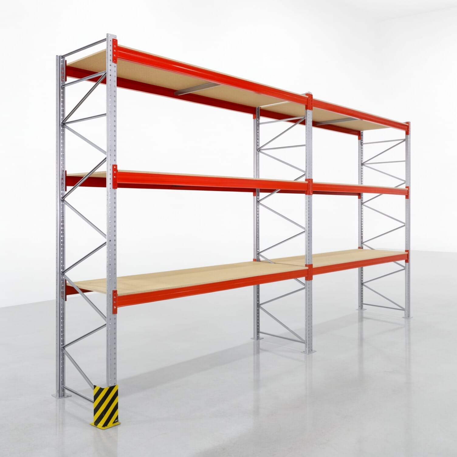 Rayonnages à palettes PRX 1000, Europalette, H : 4.100 mm, L : 7.500 mm, poids de palette : 750 kg, emplacements palettes : 32