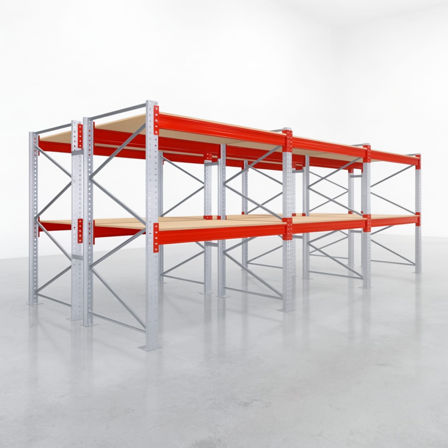 Palletstellingen PRX 1000, Europallet, H: 2.100 mm, B: 5.800 mm, palletgewicht: 1.000 kg, palletplaatsen: 18