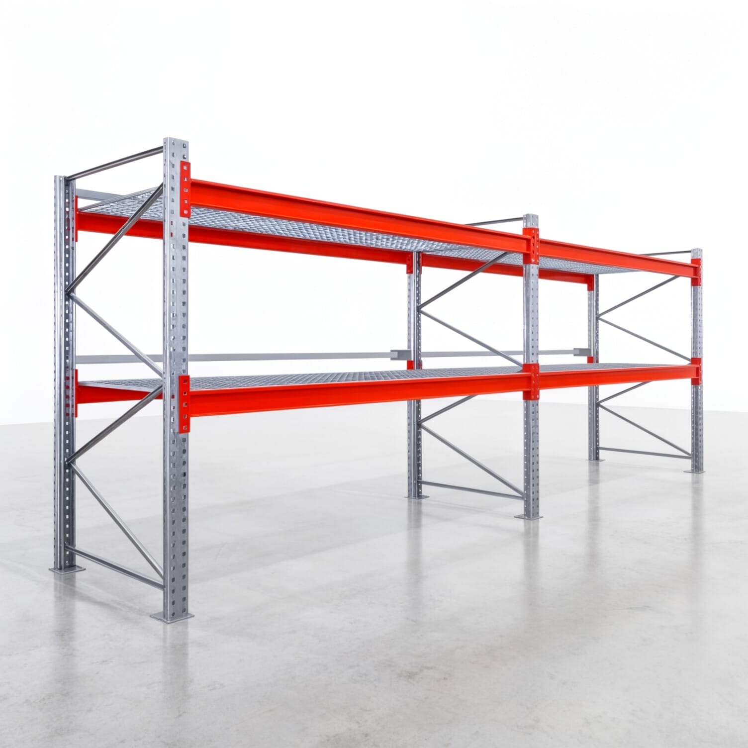 Palletstellingen PRX 1000, Europallet, H: 2.100 mm, B: 5.700 mm, palletgewicht: 500 kg, palletplaatsen: 18