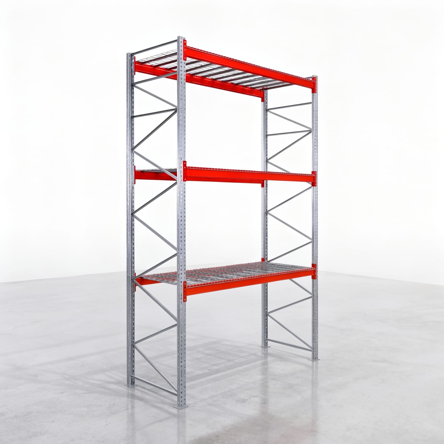 Rayonnages à palettes PRX 1000, palette Europe, H : 4.600 mm, L : 2.900 mm, poids de palette : 750 kg, emplacements palettes : 12