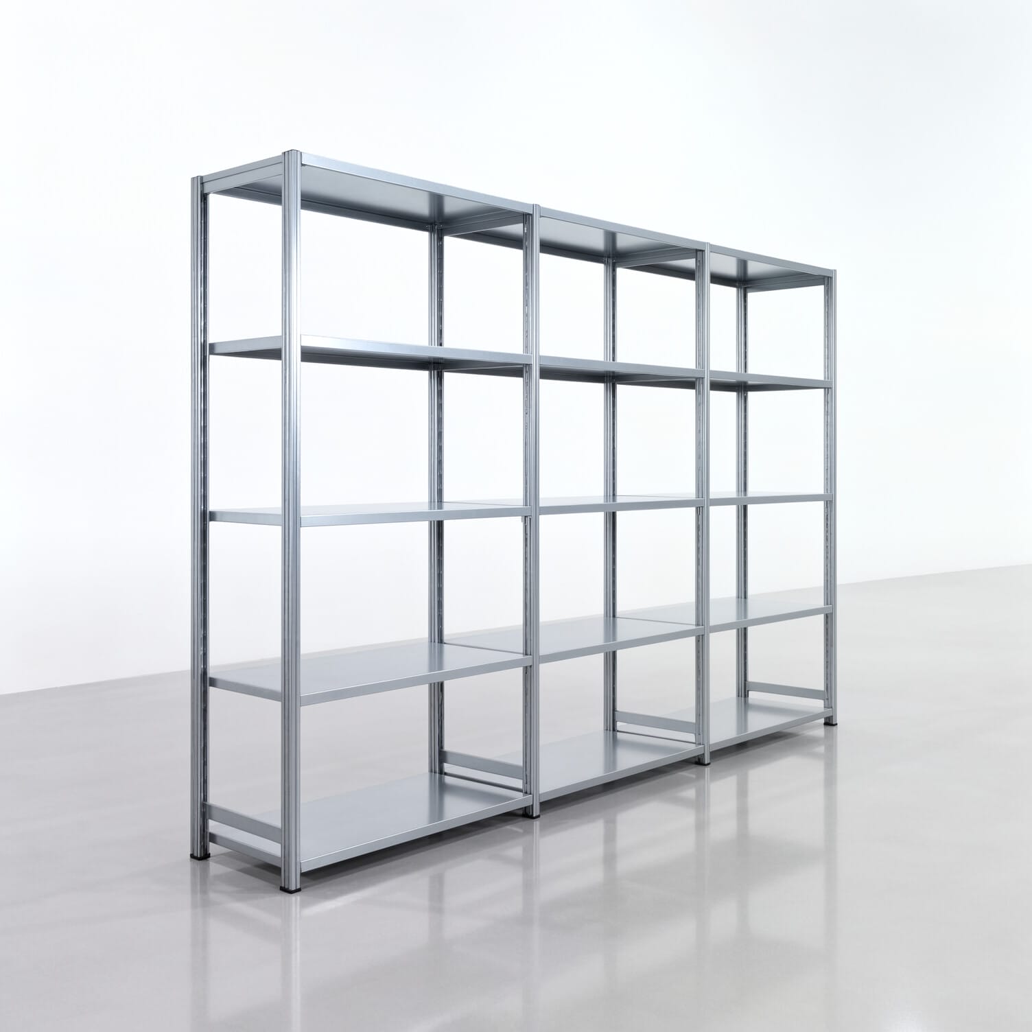 Legbordstelling FBX 4000, H: 2.000 mm, B: 3.023 mm mm, D: 500 mm, niveaus: 5