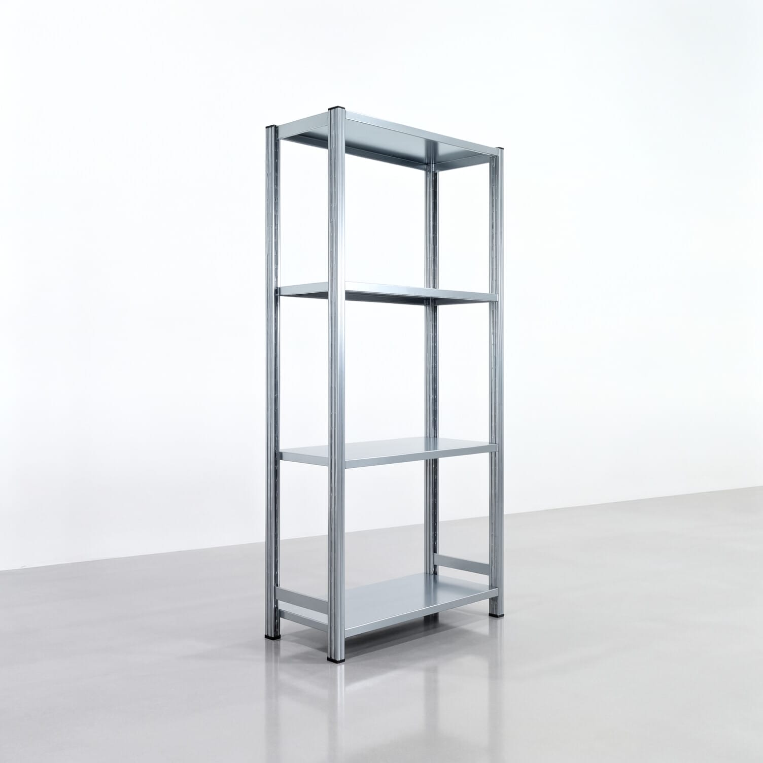 Rayonnages métalliques FBX 4000, H: 2.000 mm, l: 1.029 mm mm, P: 400 mm, Niveaux : 4