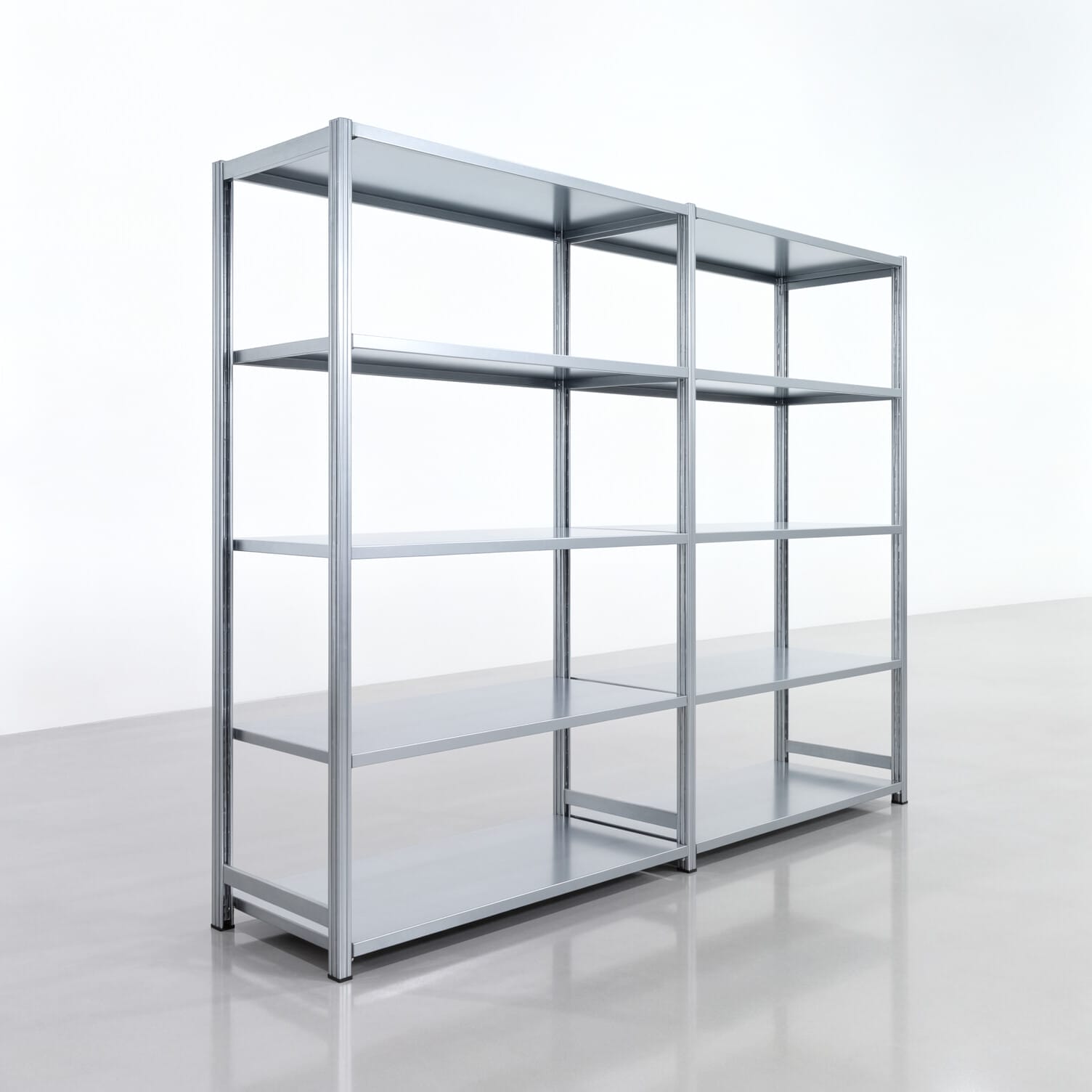 Legbordstelling FBX 4000, H: 2.000 mm, B: 2.626 mm mm, D: 600 mm, Niveaus: 5