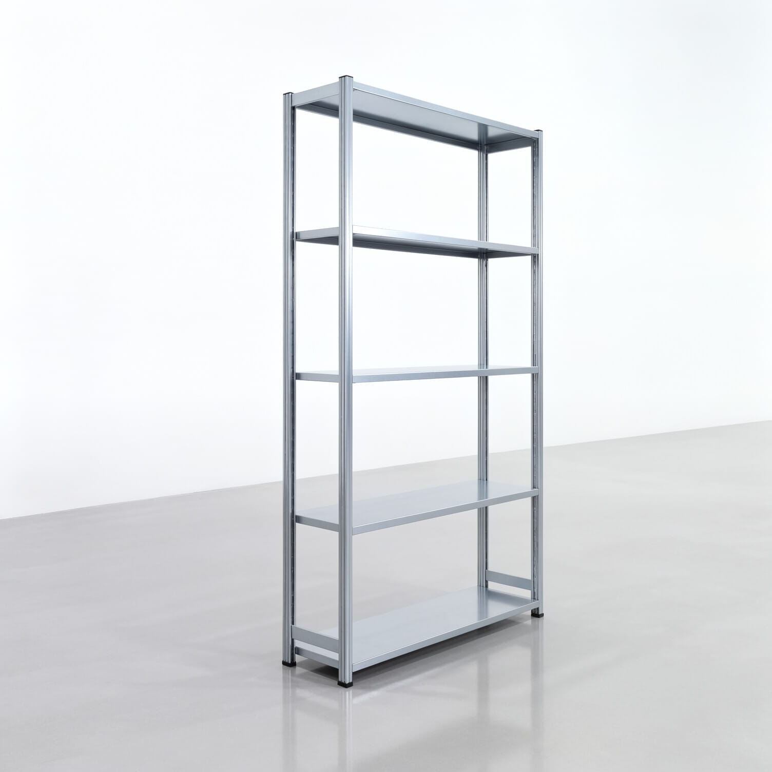 Rayonnages métalliques FBX 4000, H : 2.350 mm, L : 1.329 mm mm, P : 400 mm, Niveaux : 5