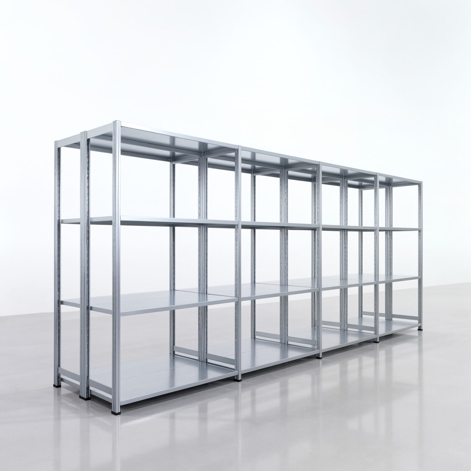 Legbordstelling FBX 4000, H: 2.000 mm, B: 4.820 mm mm, D: 500 mm, Niveaus: 4