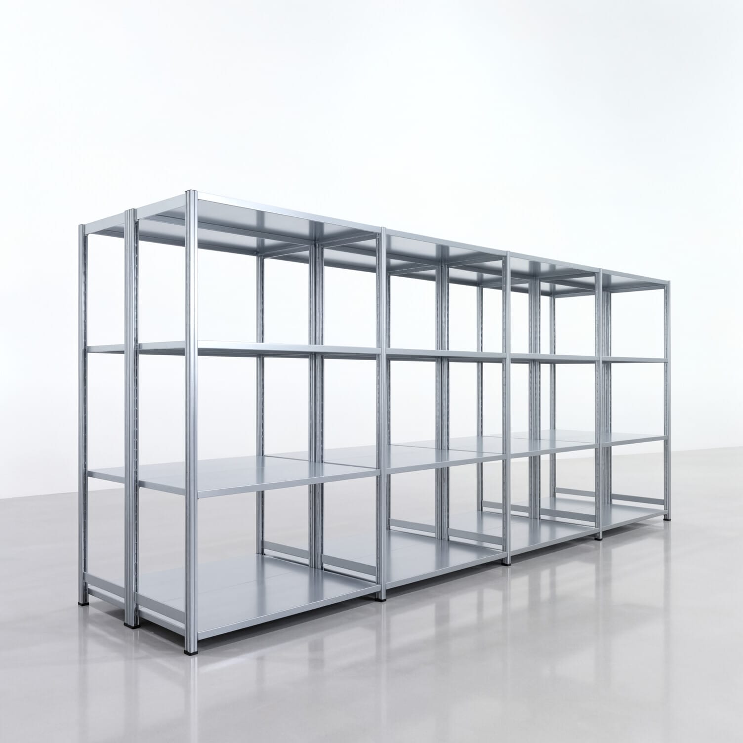 Legbordstelling FBX 4000, H: 2.000 mm, B: 4.820 mm mm, D: 600 mm, niveaus: 4