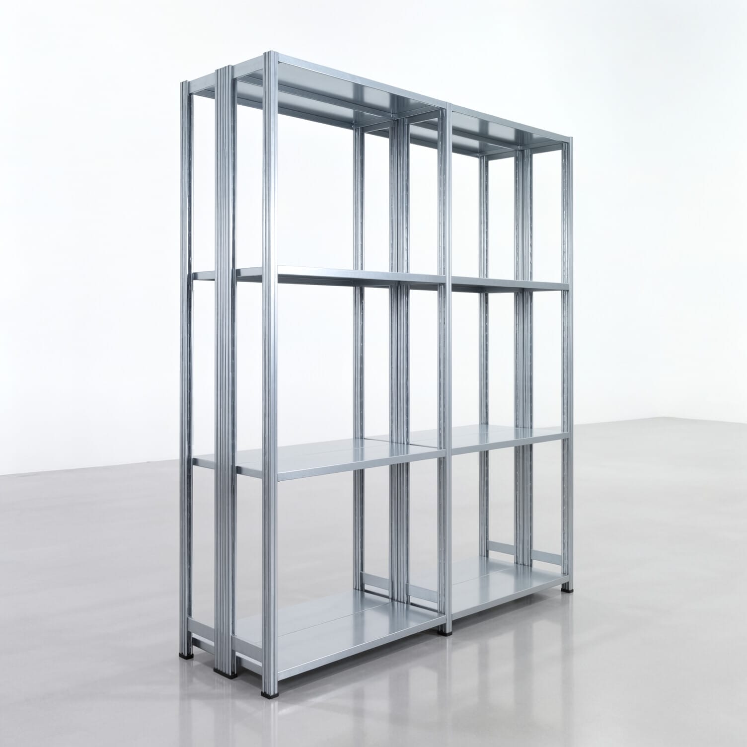 Rayonnages métalliques FBX 4000, H: 2.350 mm, L : 2.026 mm mm, P: 300 mm, Niveaux : 4