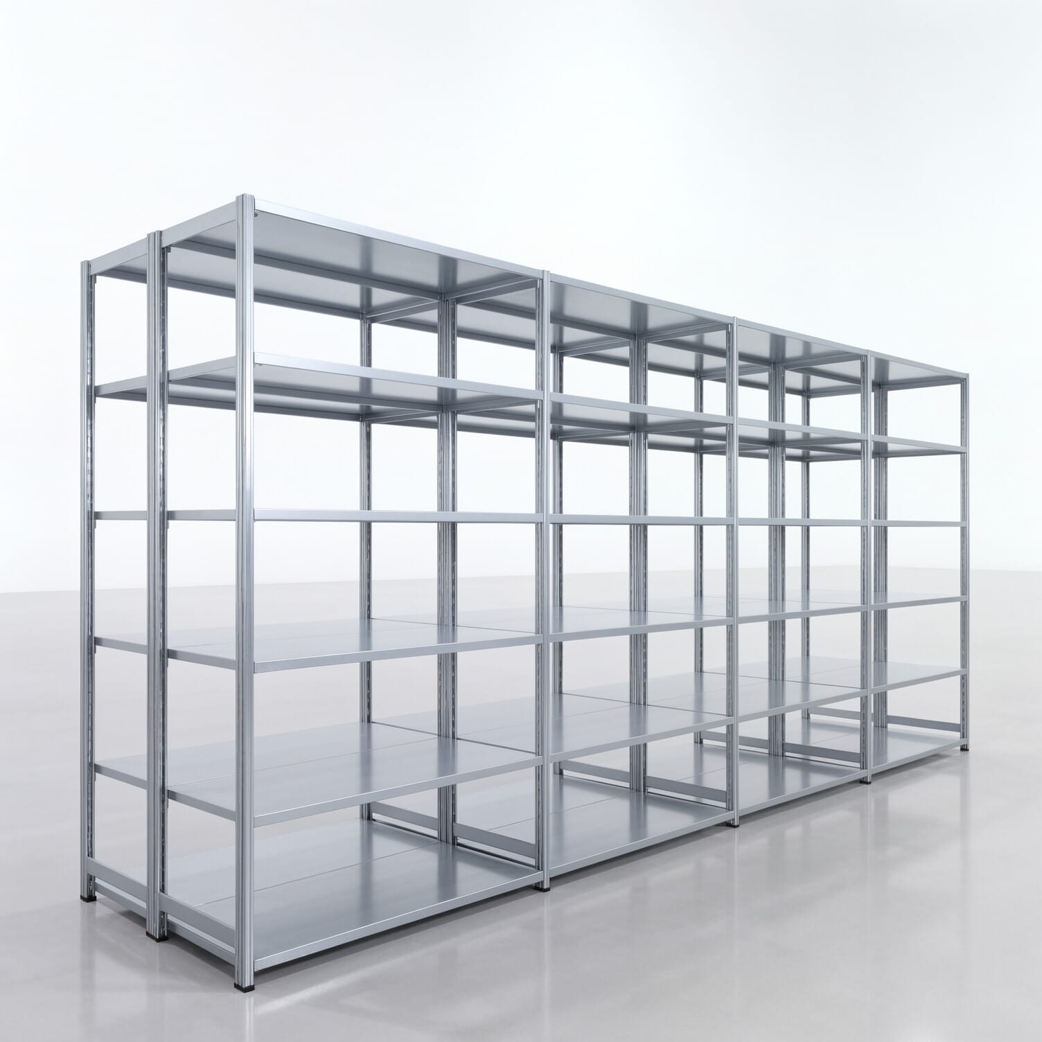 Legbordstelling FBX 4000, H: 2.350 mm, B: 5.220 mm mm, D: 600 mm, niveaus: 6