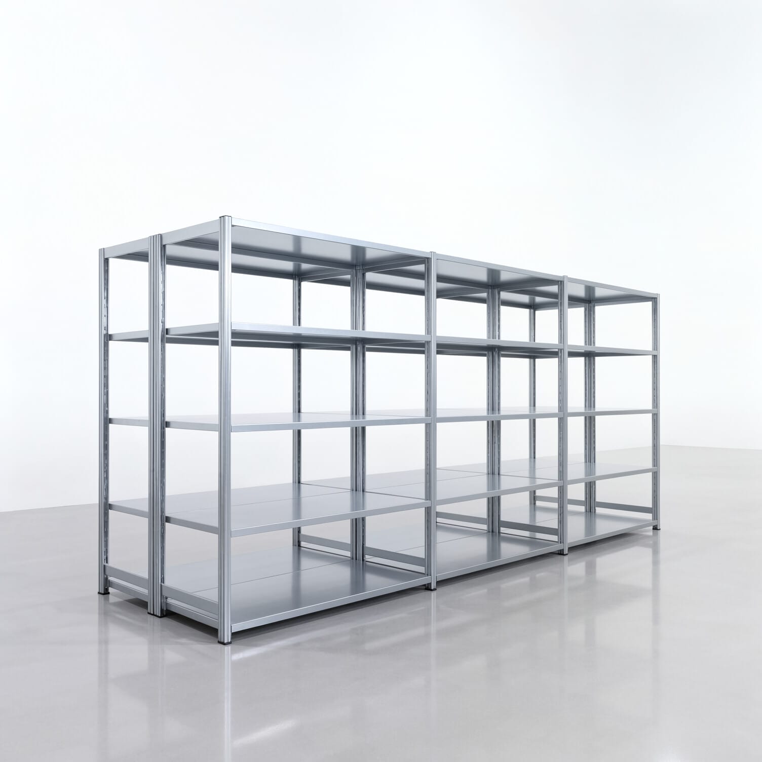 Legbordstelling FBX 4000, H: 1.750 mm, B: 3.923 mm mm, D: 600 mm, Niveaus: 5