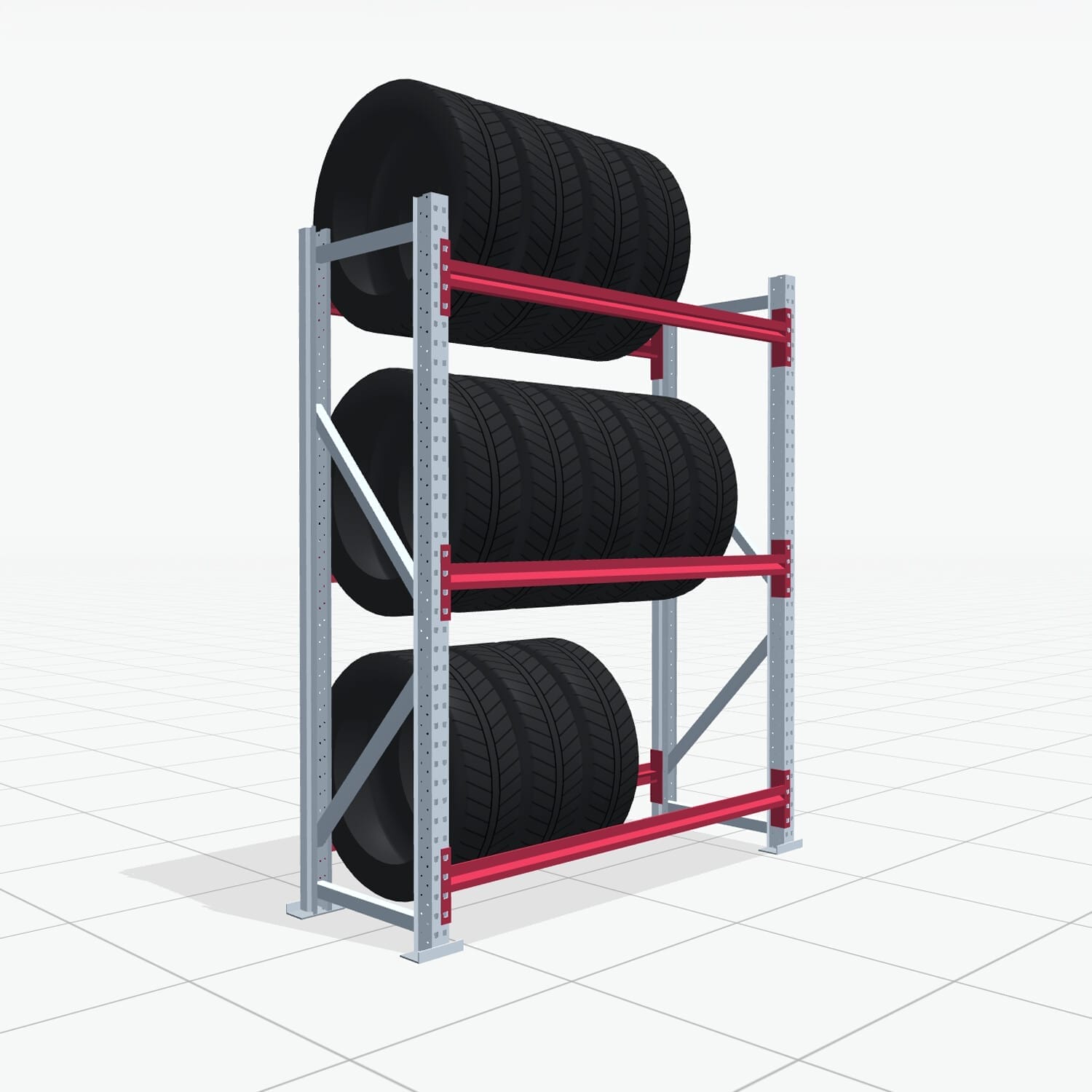 Bandenstellingen RSX 5000, H: 2.000 mm, B: 1.626 mm mm, D: 600 mm (19 - 21