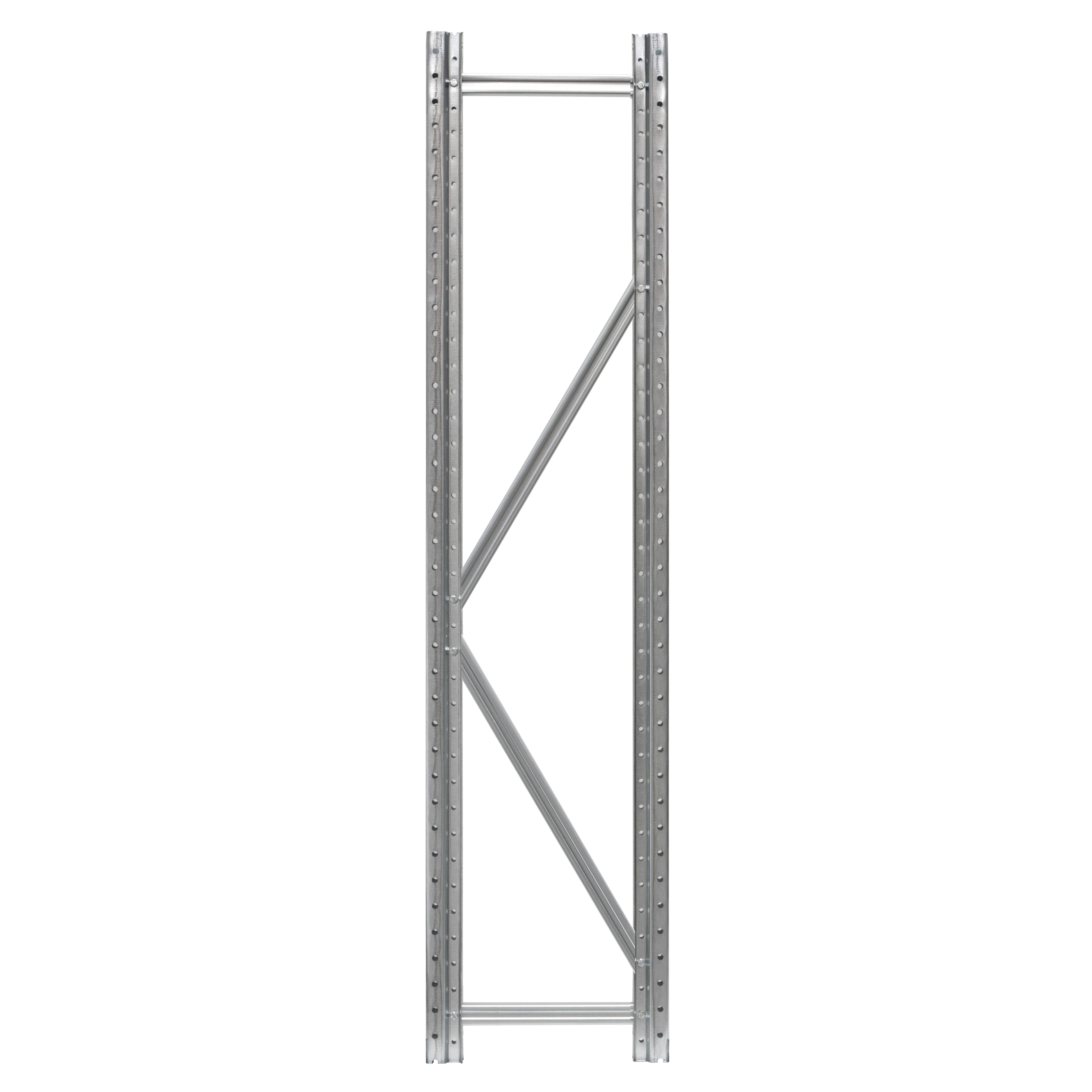Staanderframe WSX 5000 WSPR, hoogte 2000 mm, diepte 400 mm, dikte 1,5 mm, elektrolytisch verzinkt